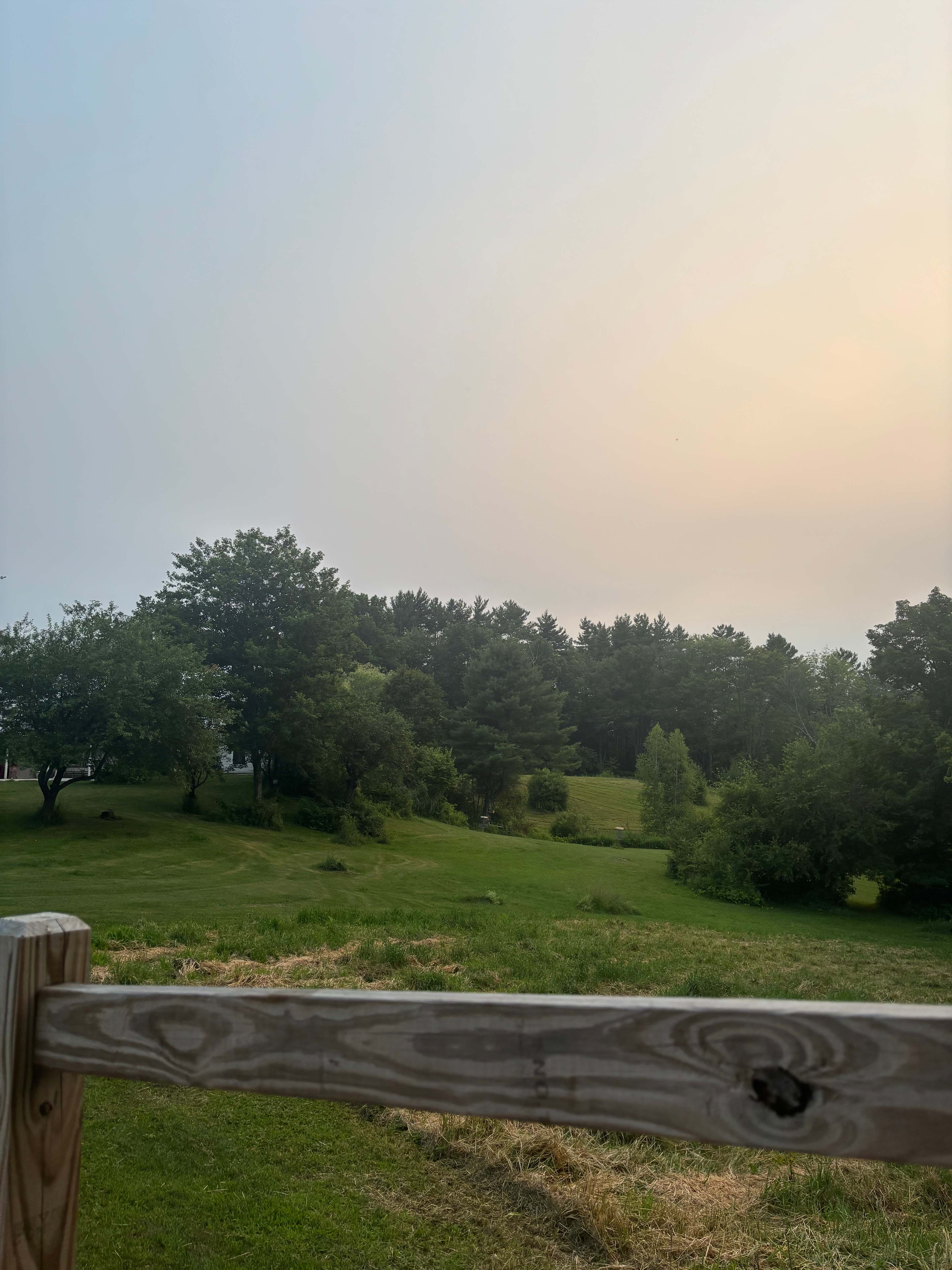 The view from the hot tub