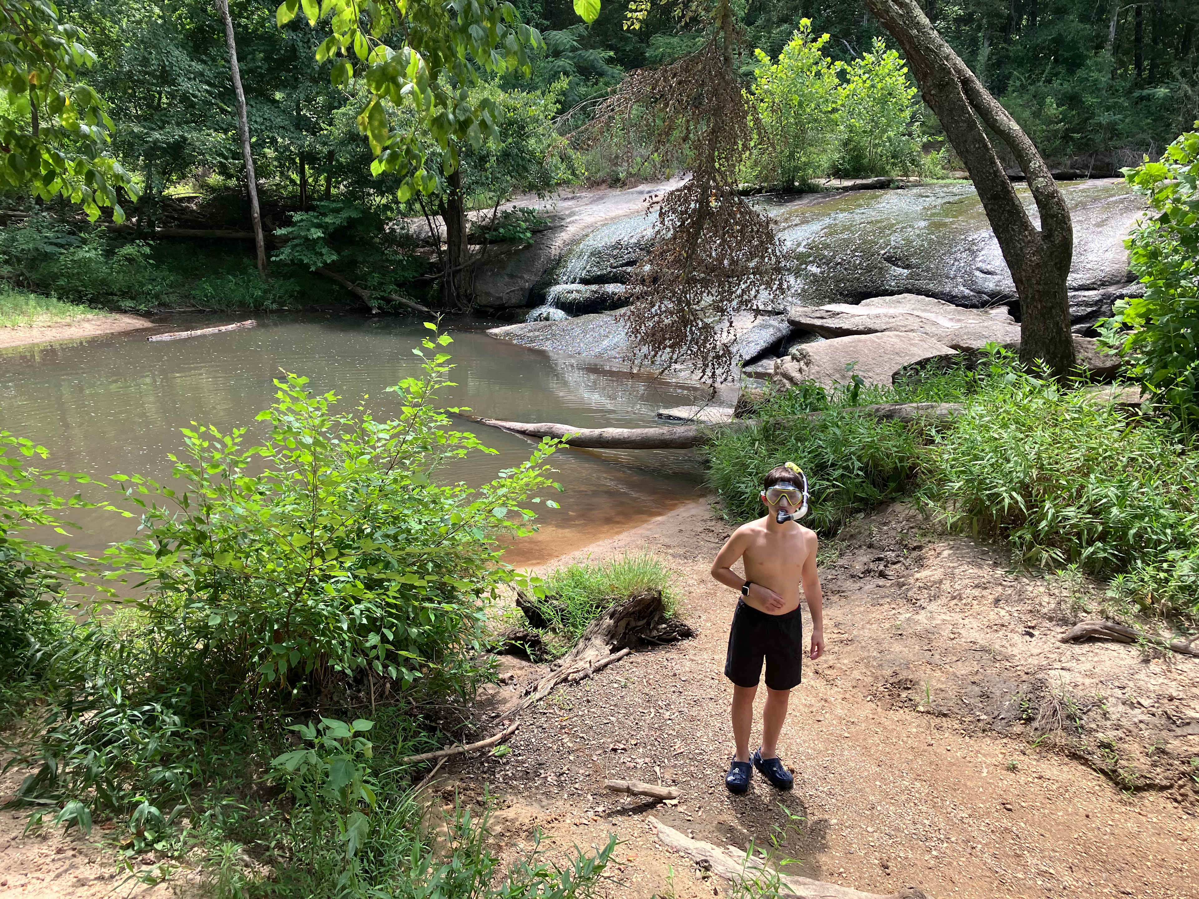 Waterfall camping close to CLT