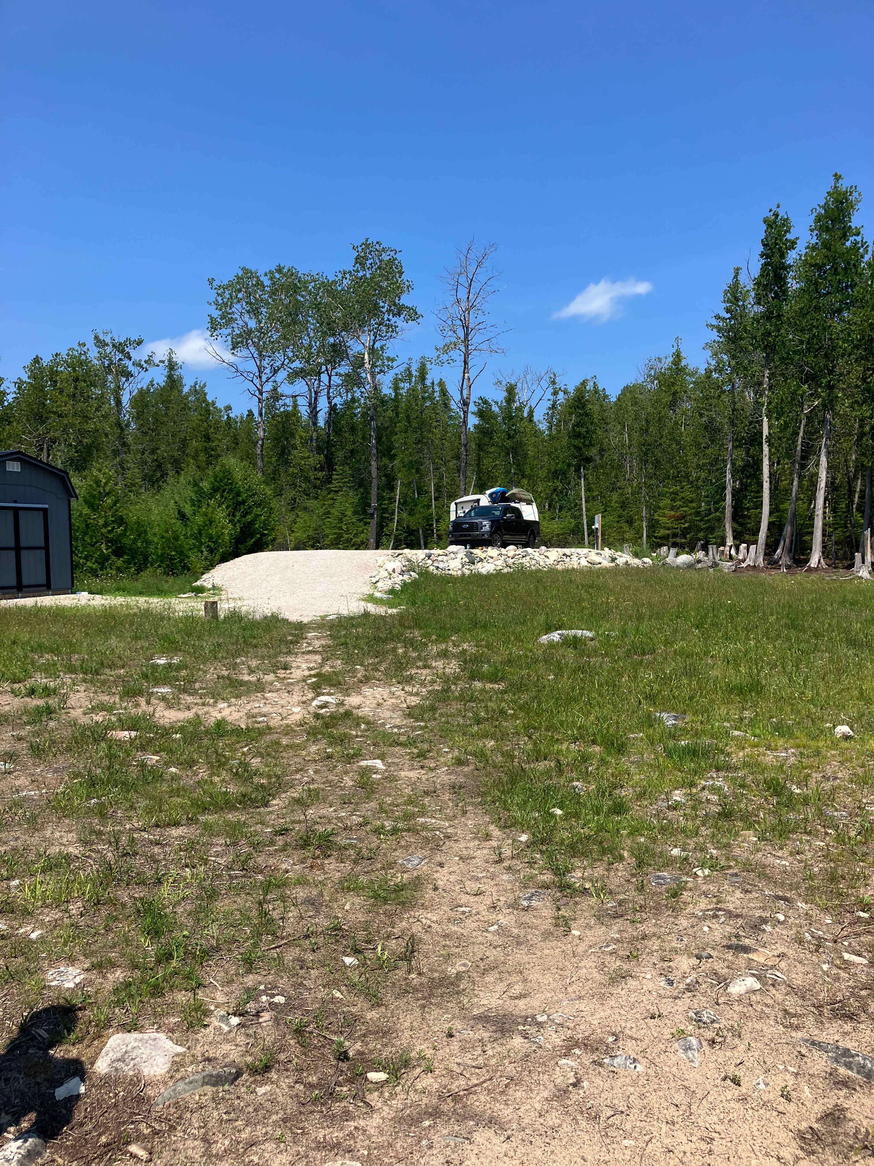 Lake Huron frontage Campsite