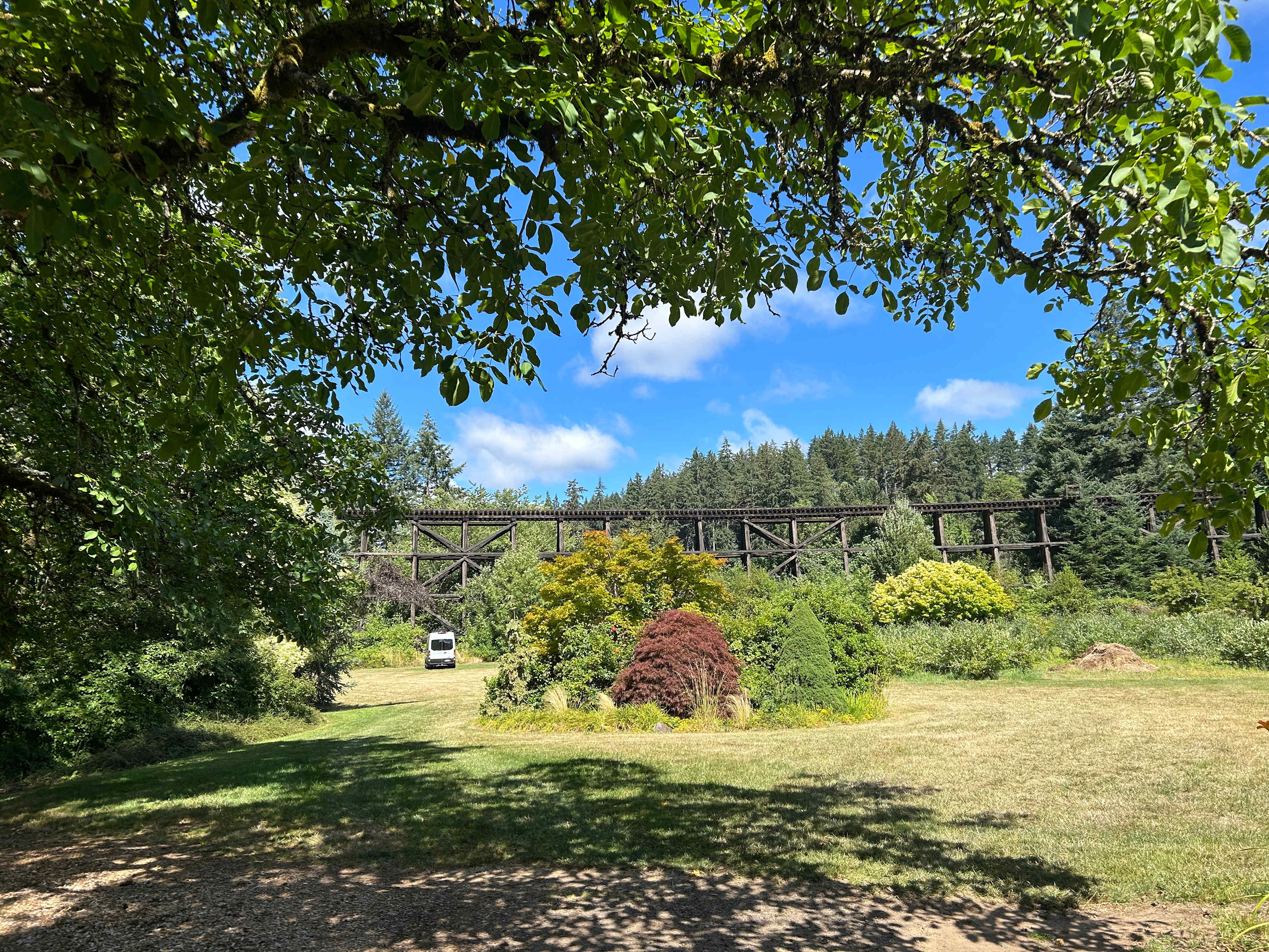 I had the entire camping area to myself.