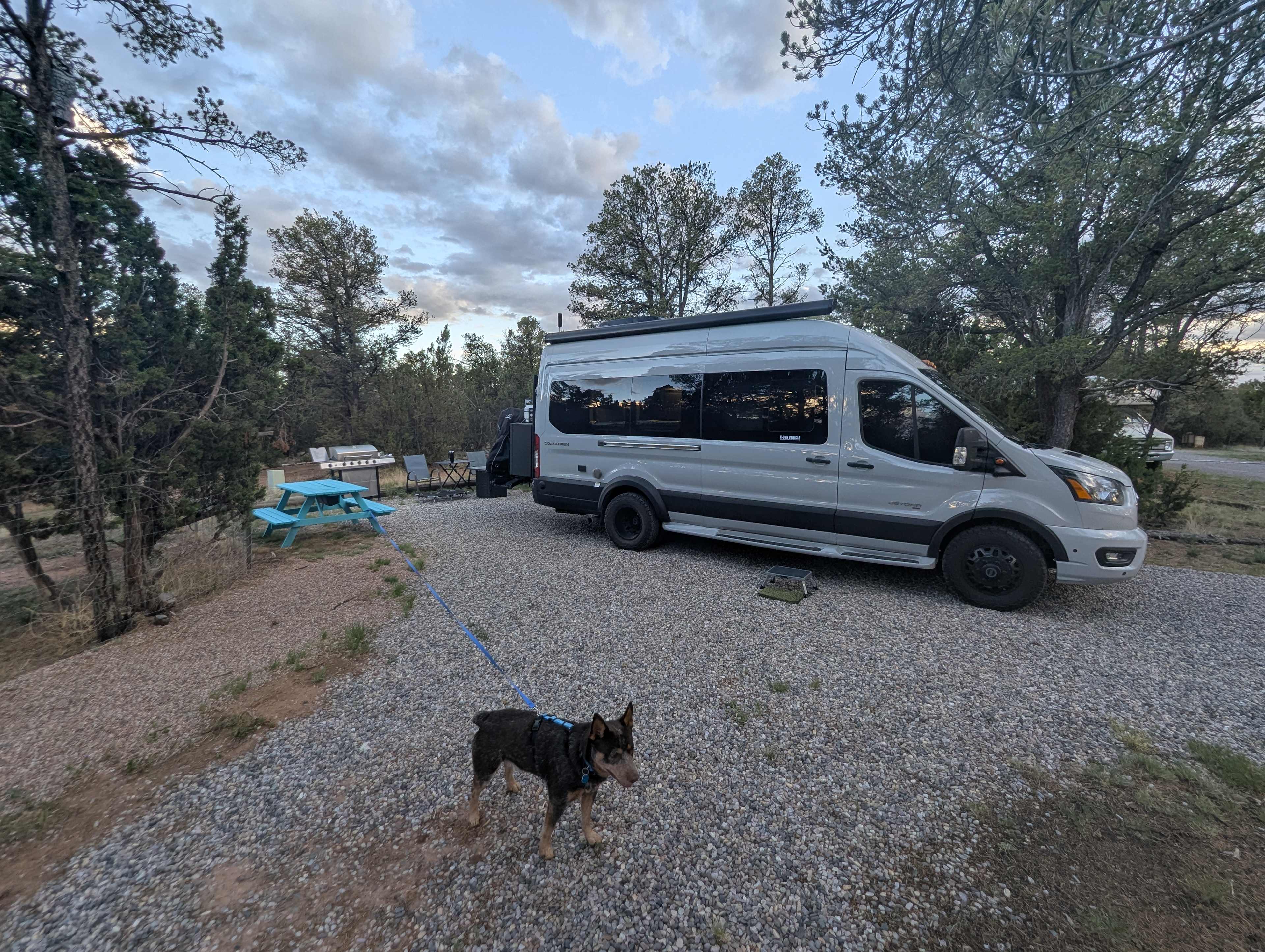 Close up of campsite