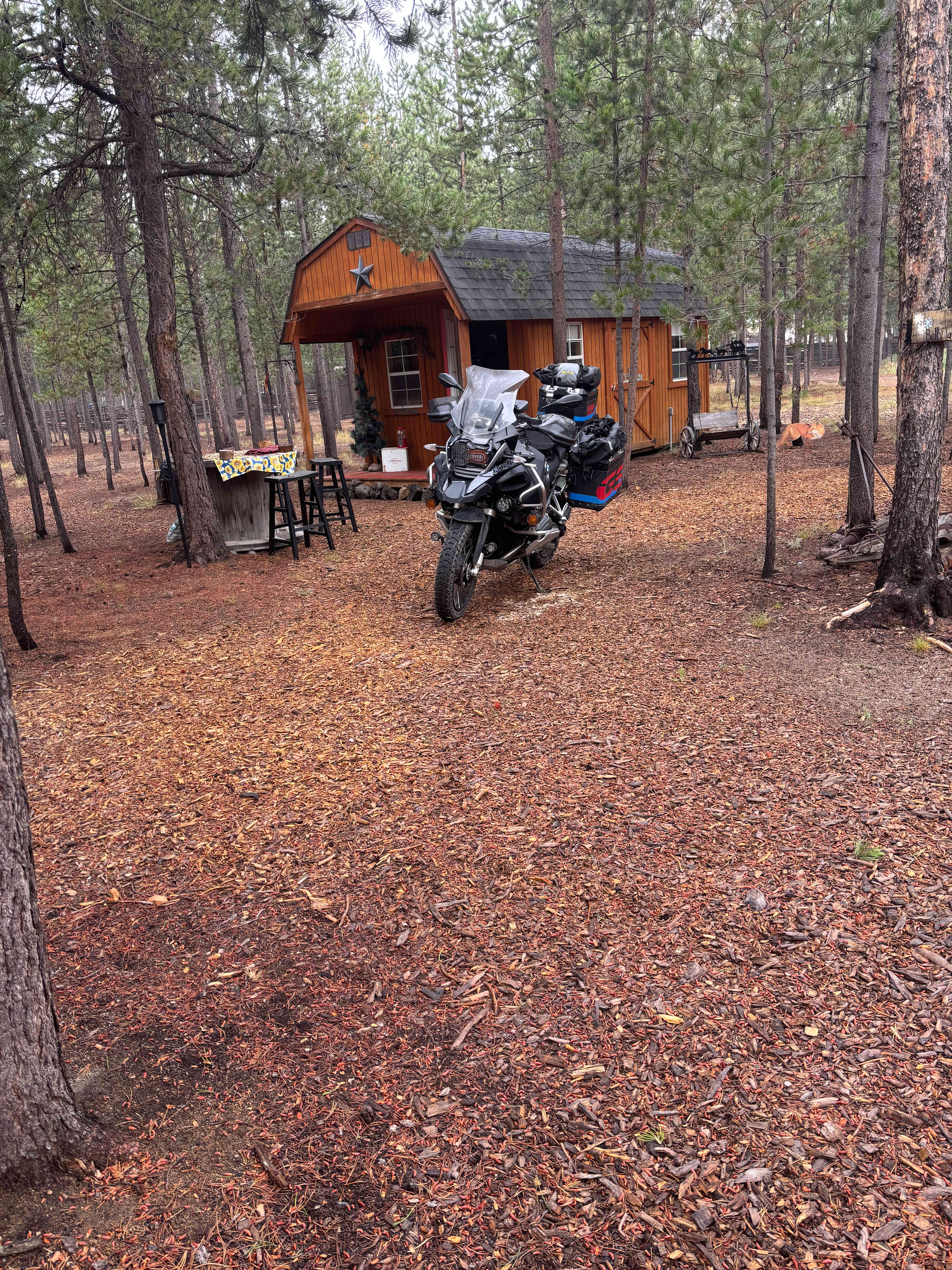 log shelter retreat