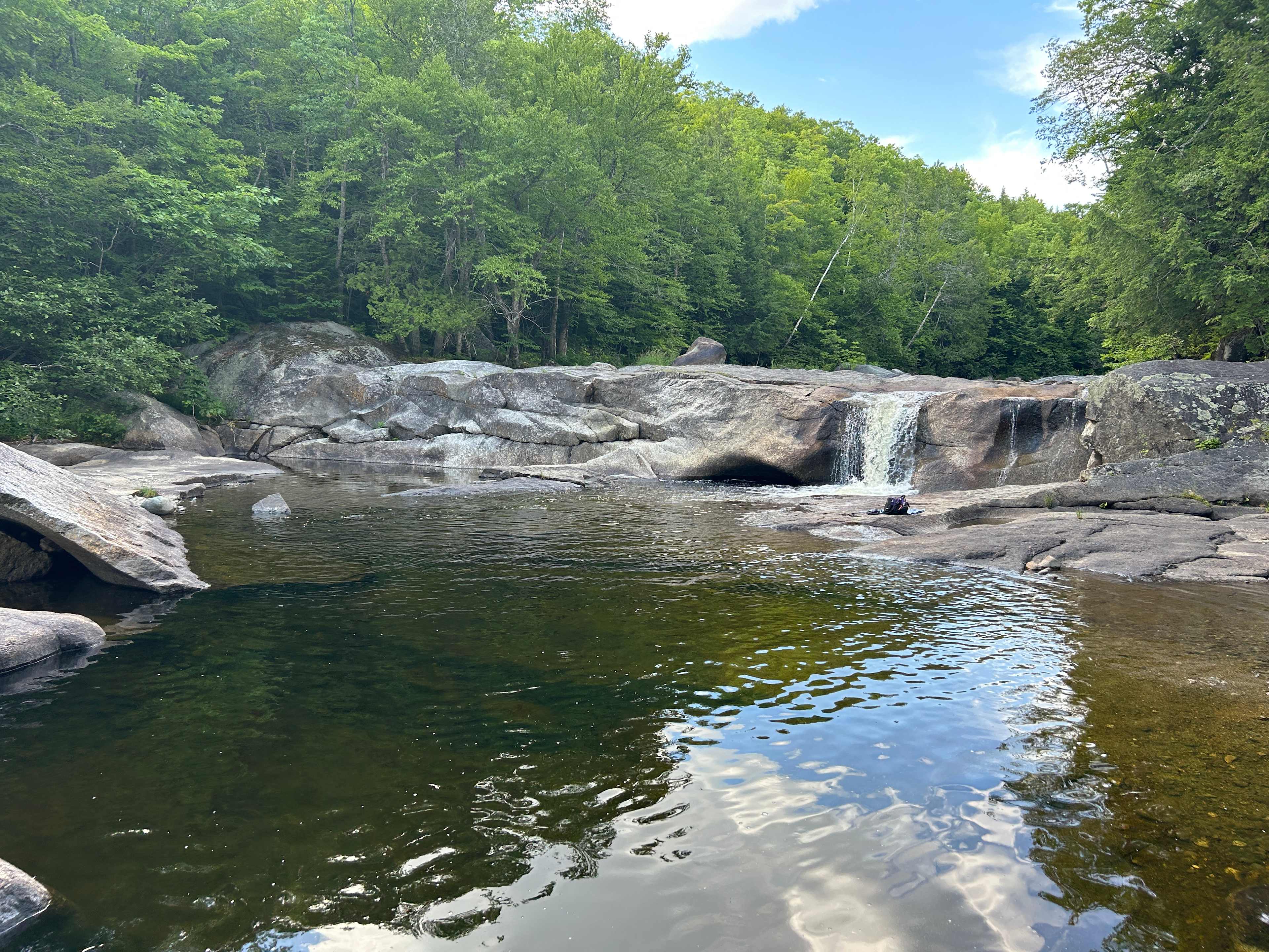 Gorgeous swimming hole just up the road… one of several!