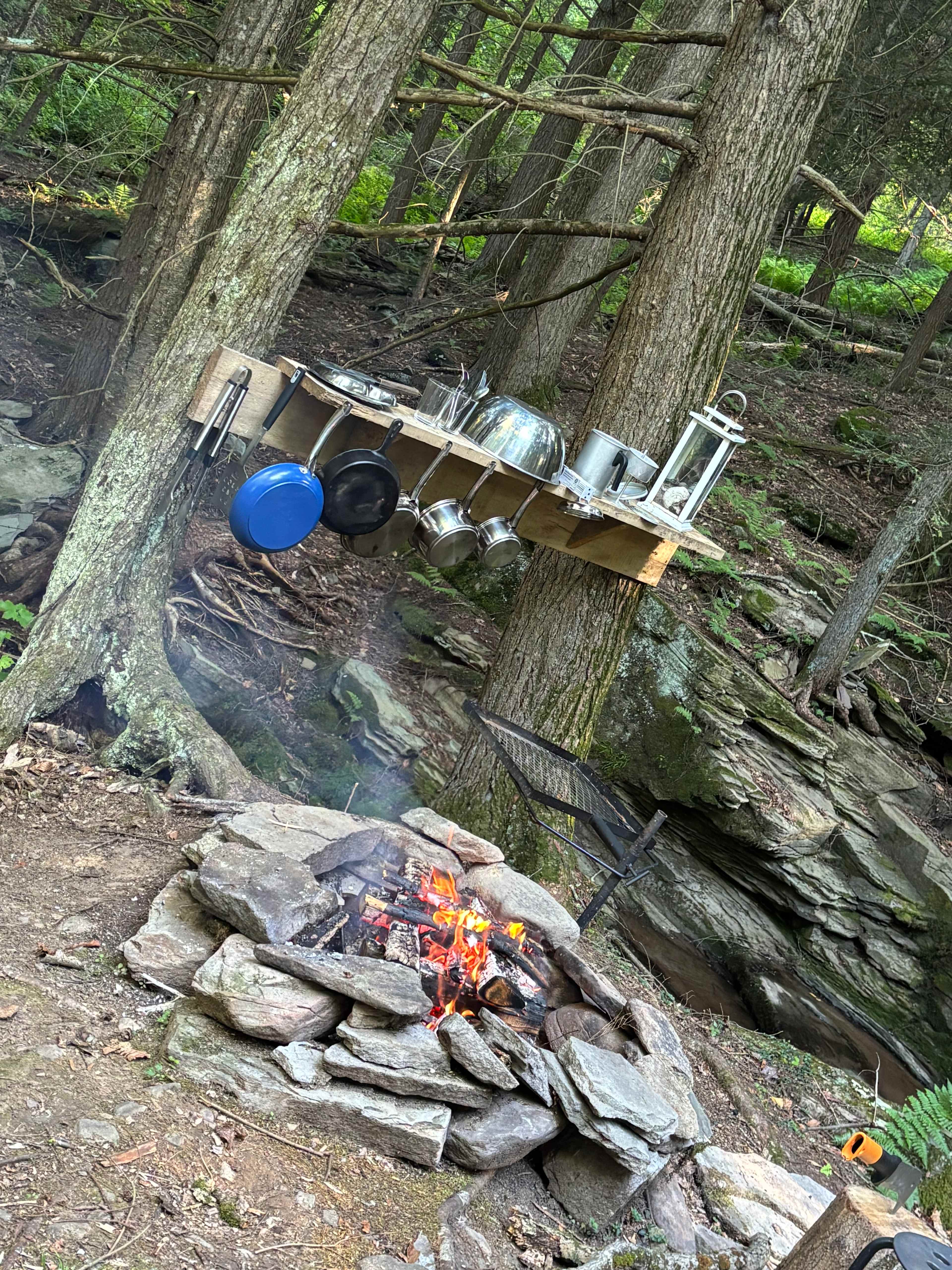 Mountainside Waterfall Retreat