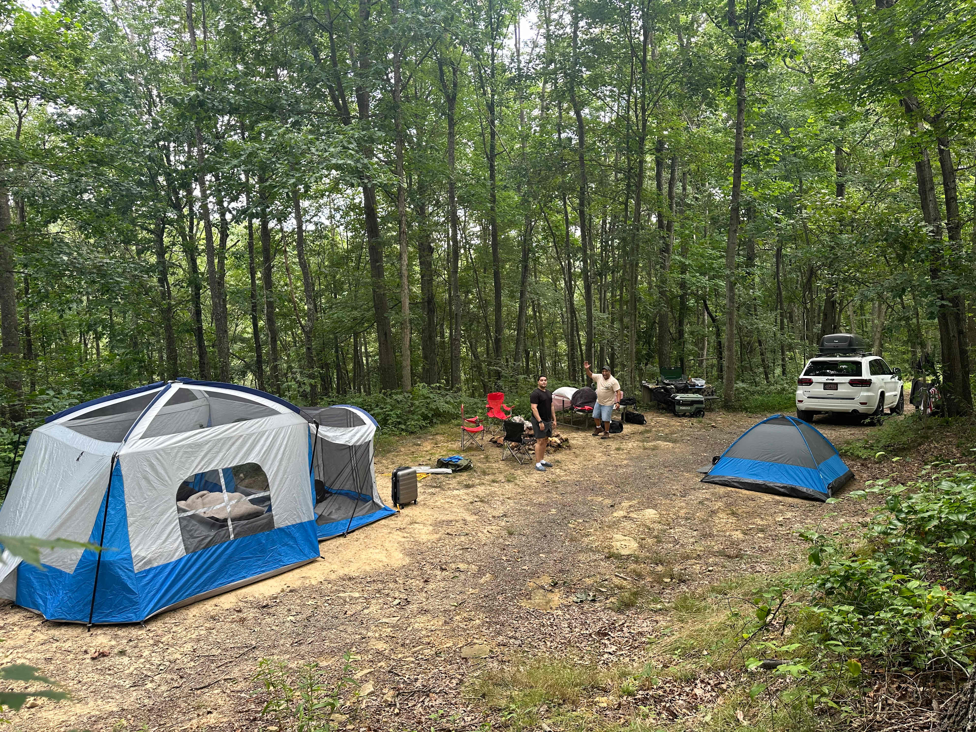 Site 3. One way in, very open. 
