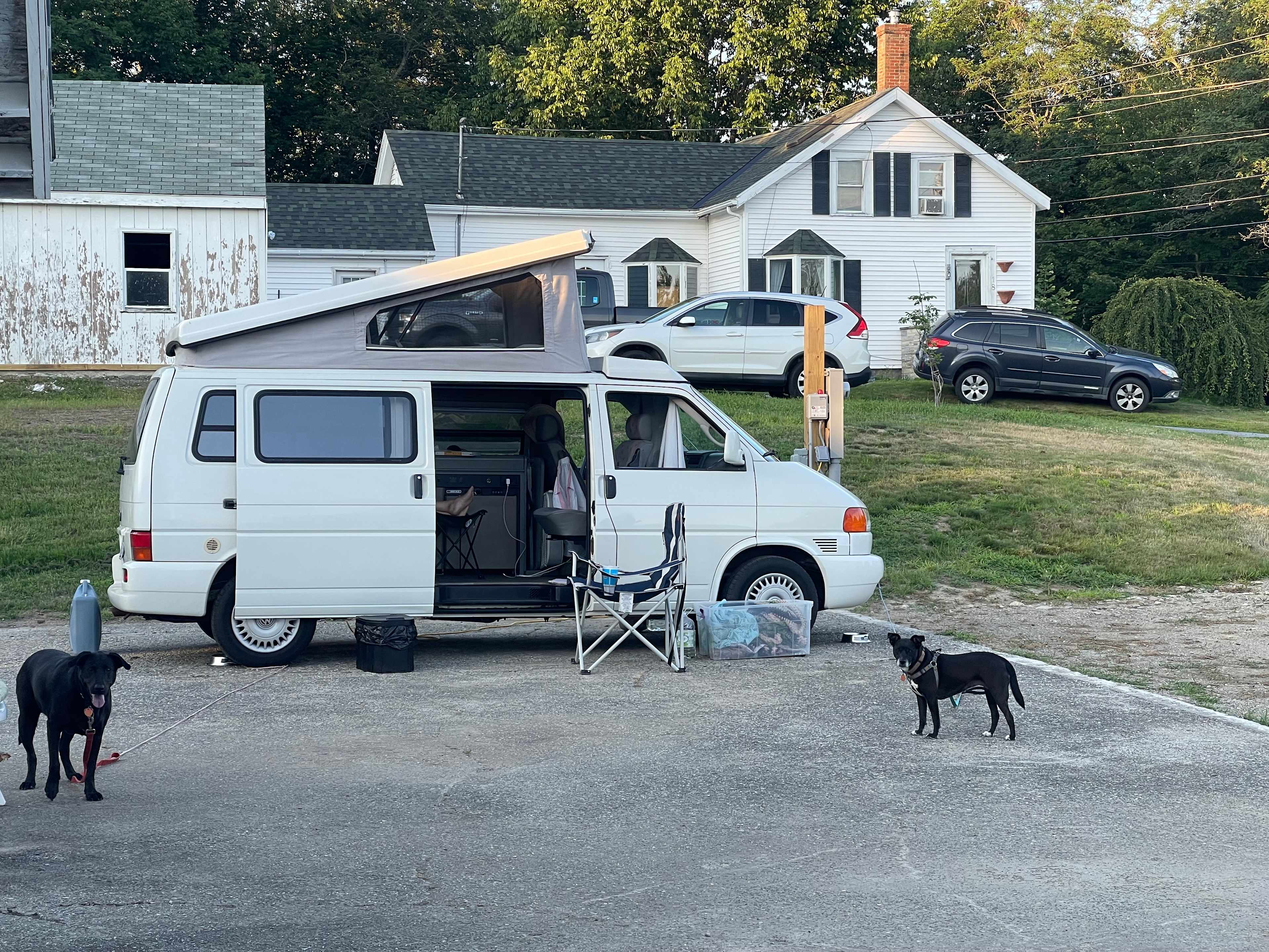 Camper/RV power hookup