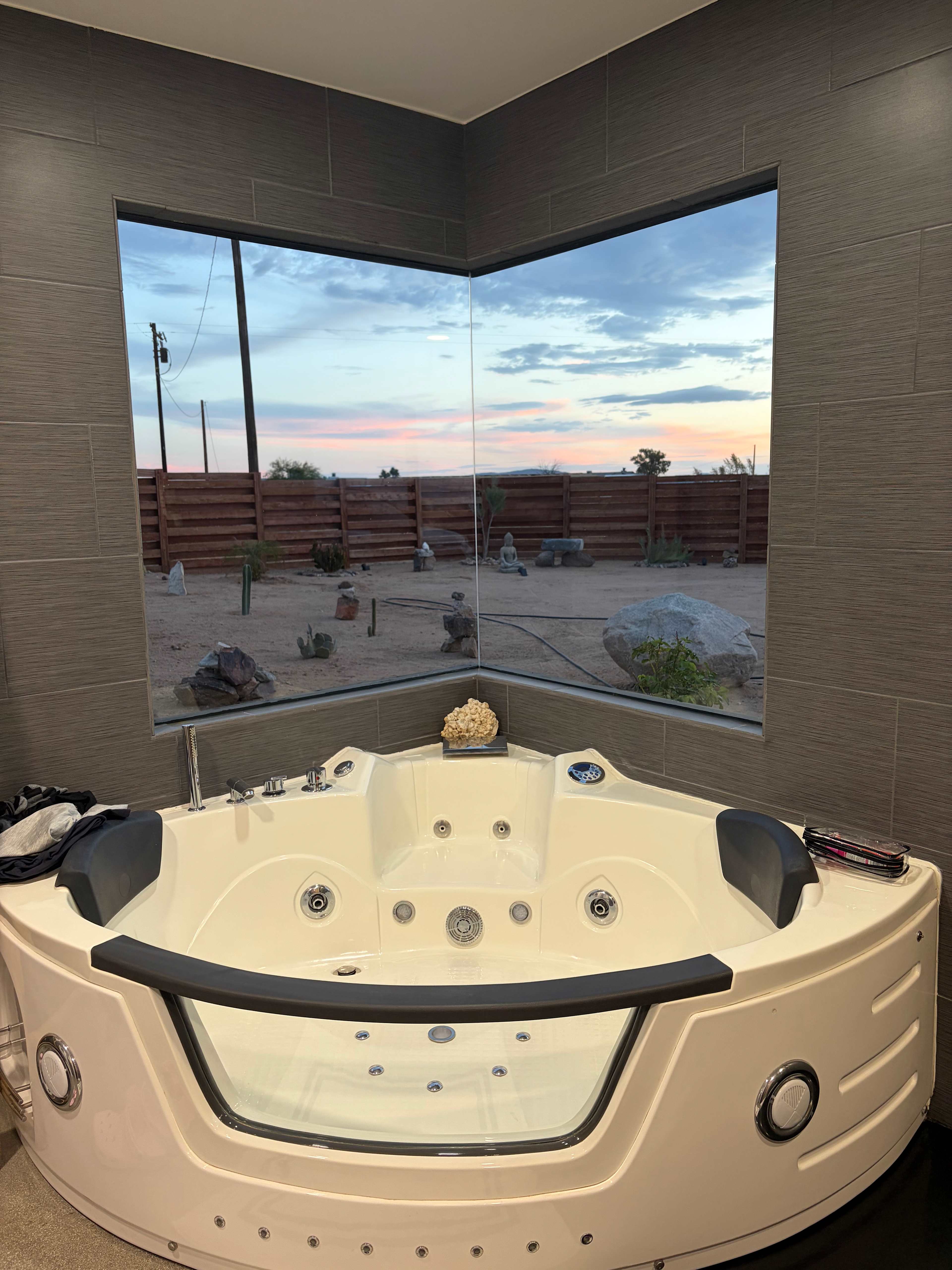 View from the bathroom 