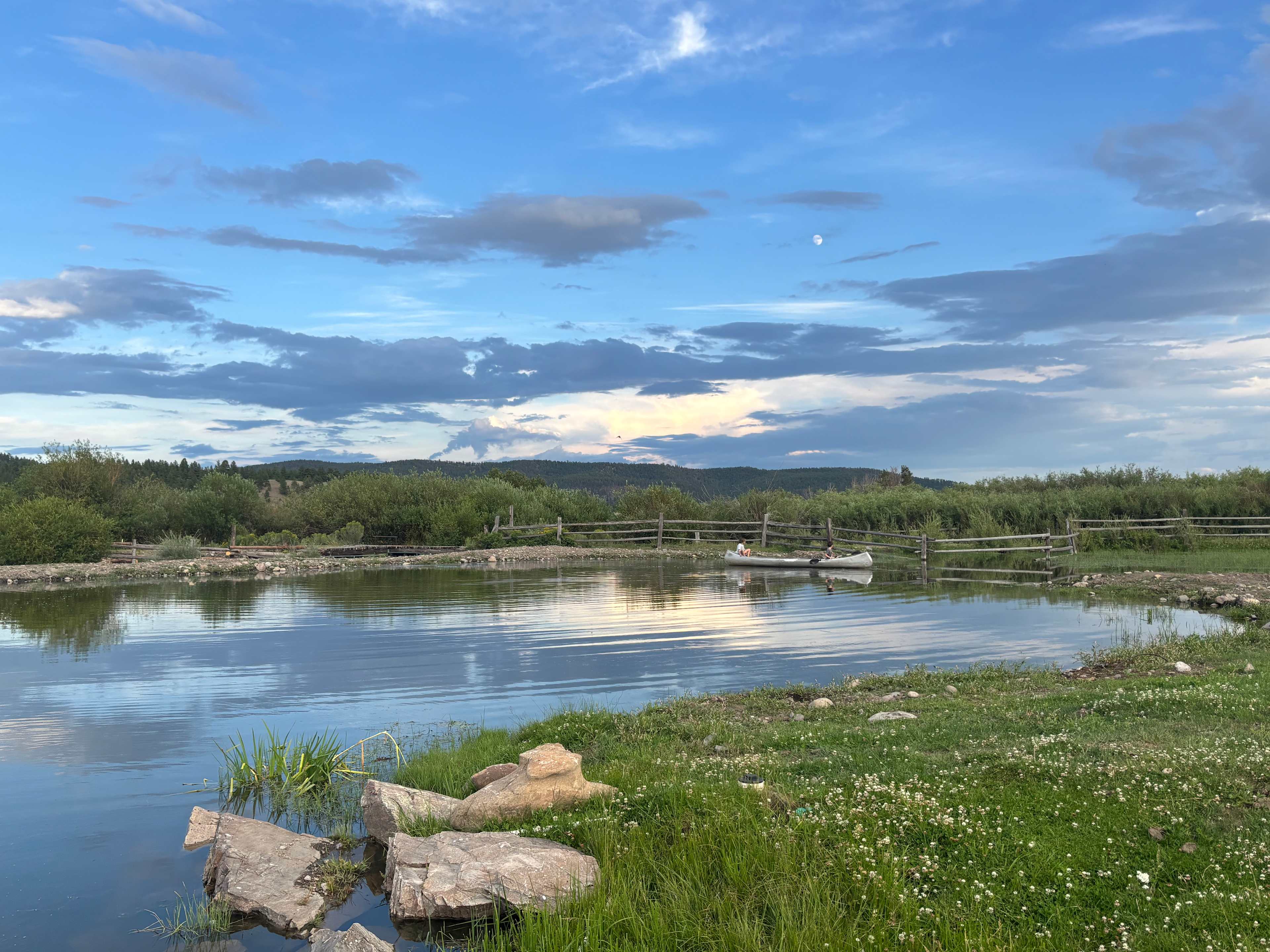 Creekside Glamping Tipis on Off-Grid, 70 Acre Working Ranch