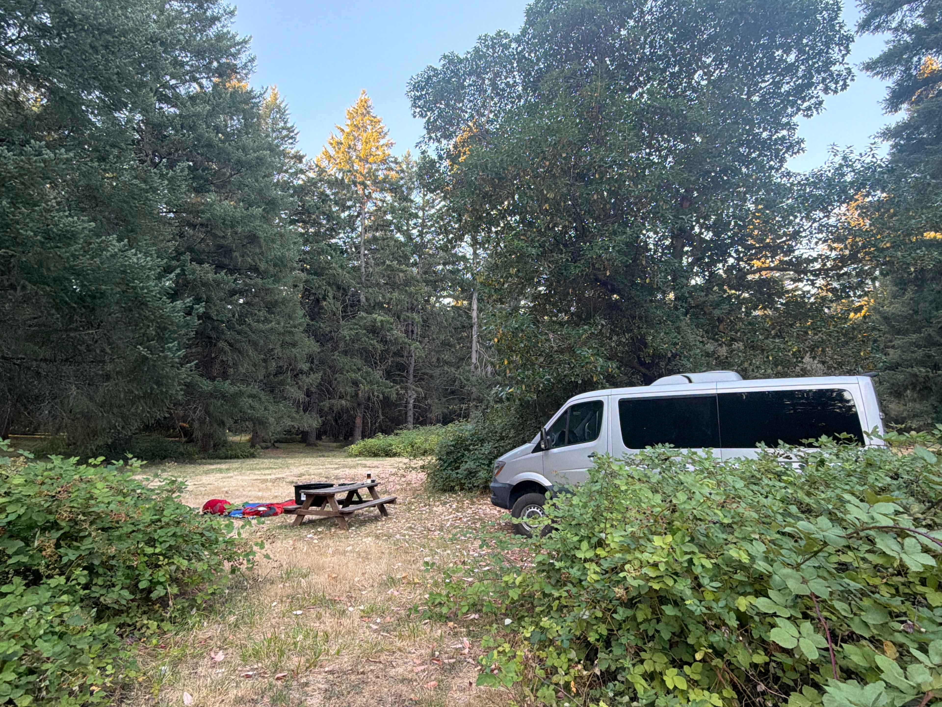 Sleeping under the stars