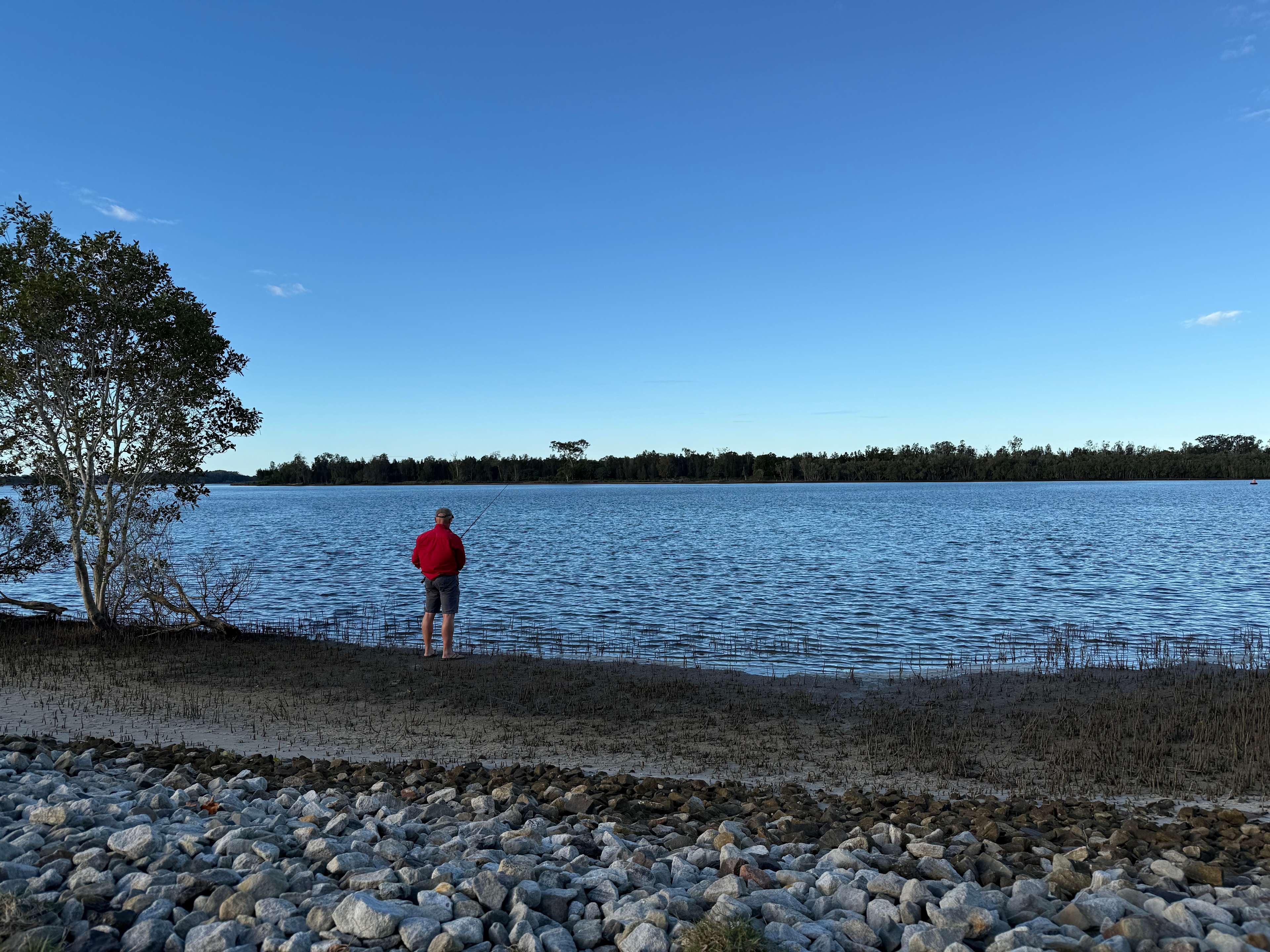Site 3 River frontage. The view you have when you sit by your fire