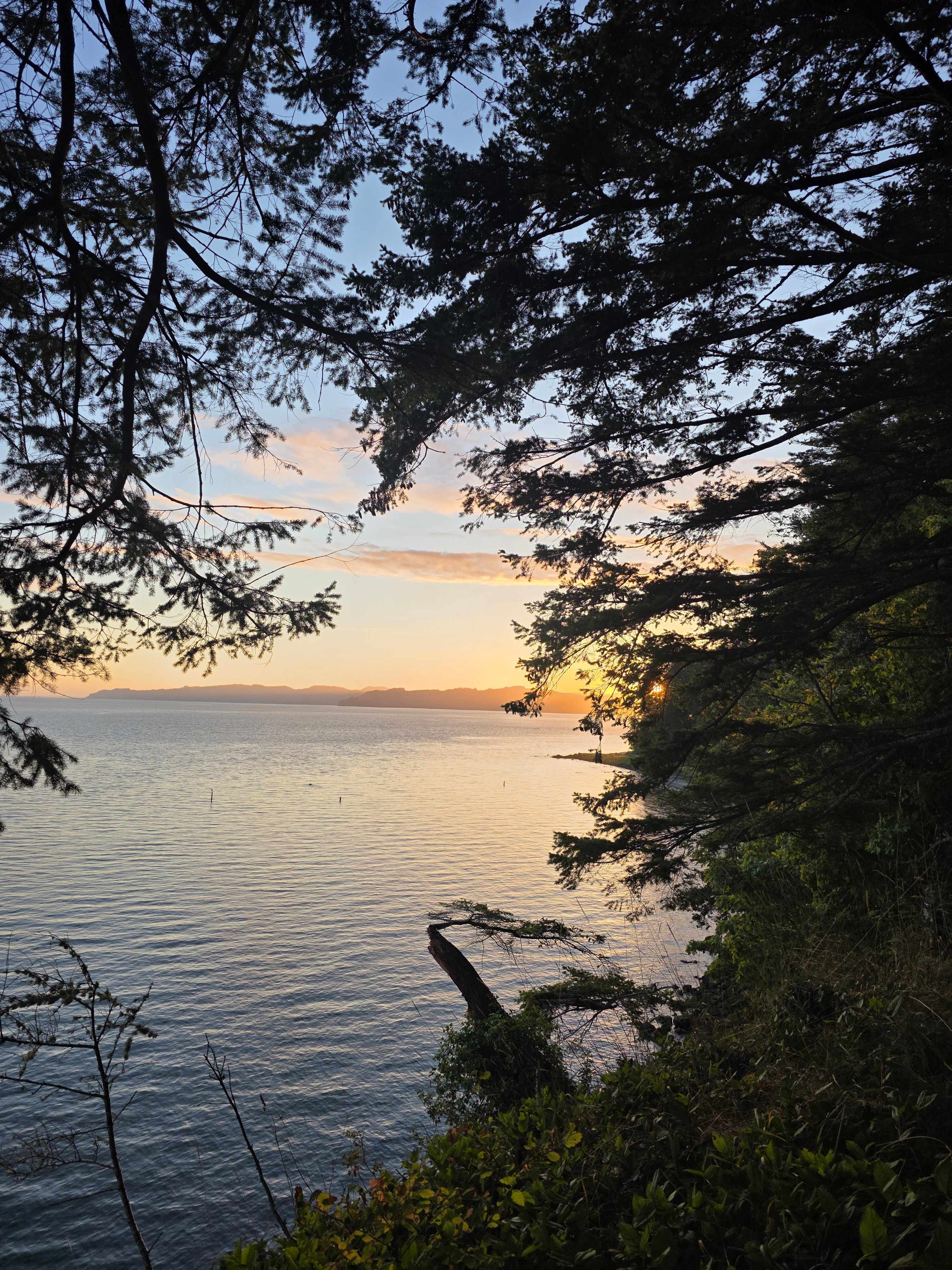 View from campsite