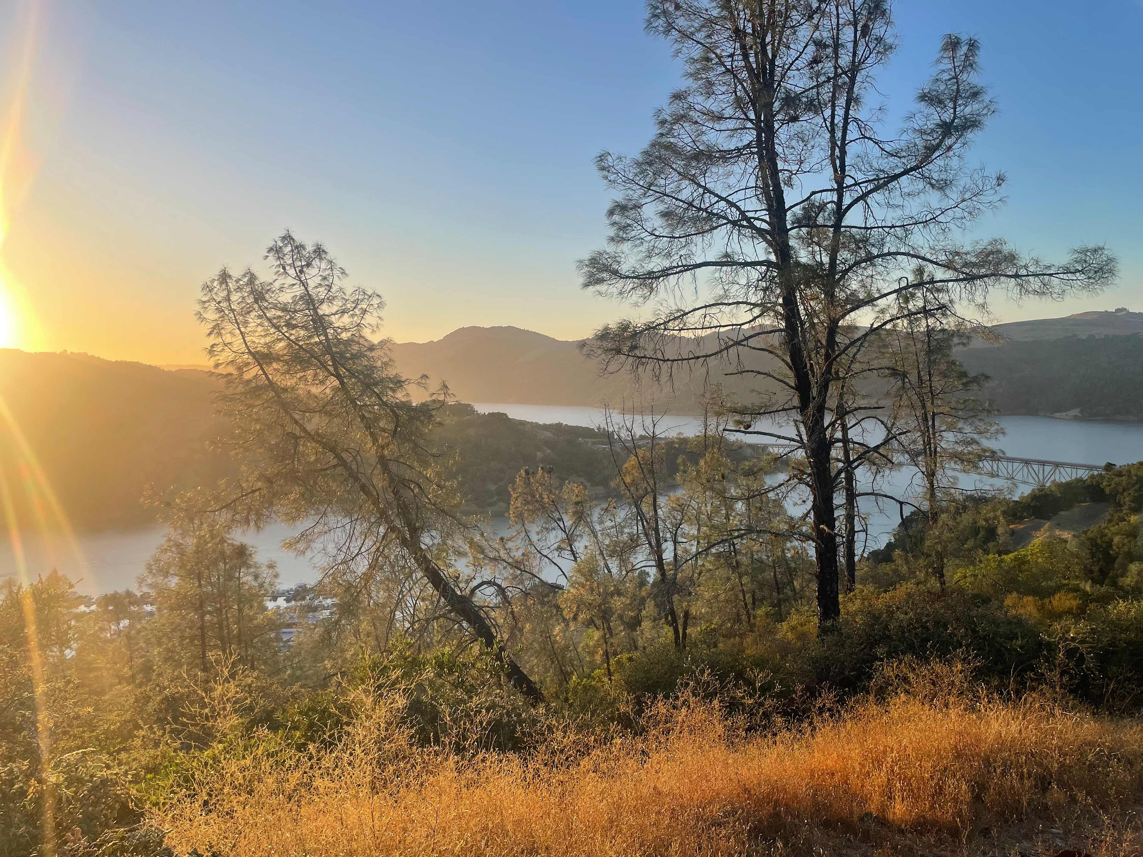 View from the campsite