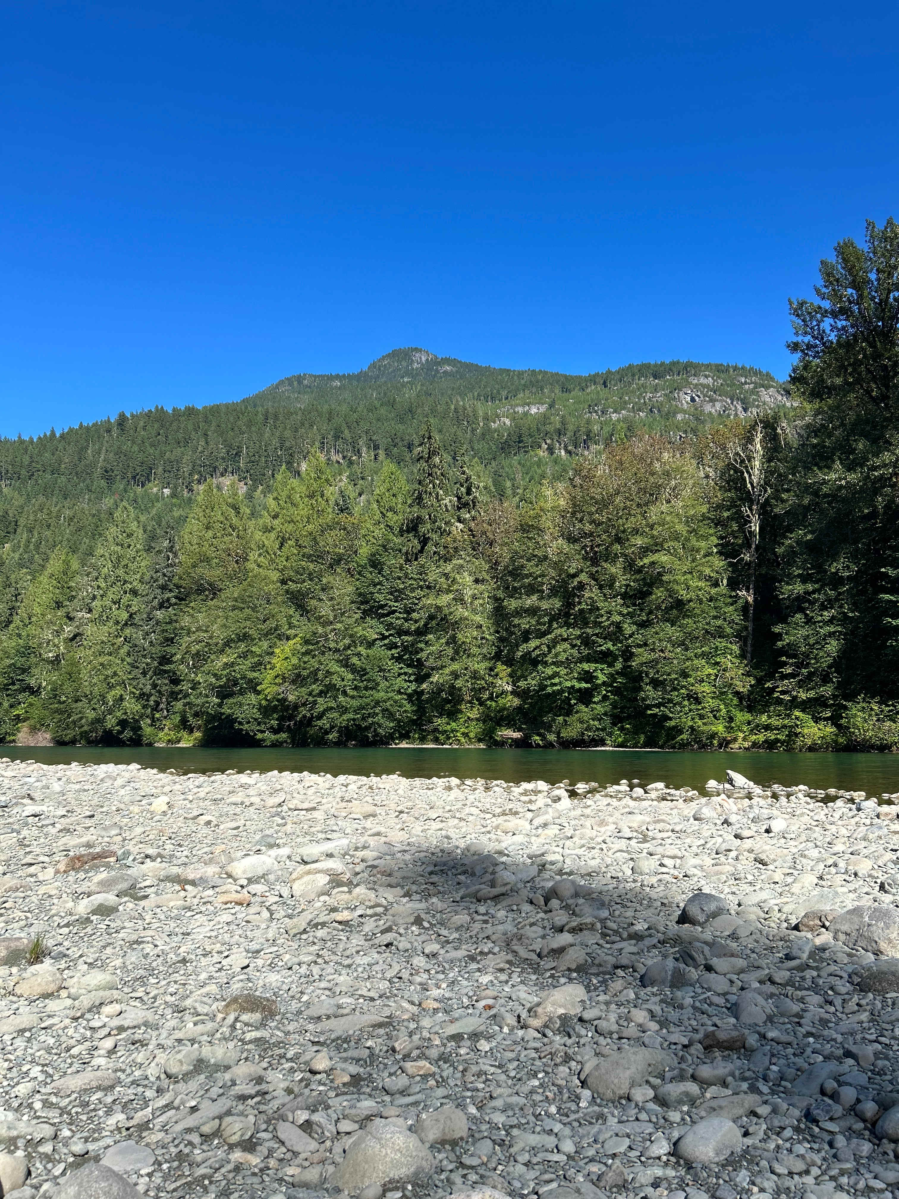 river next to campsites