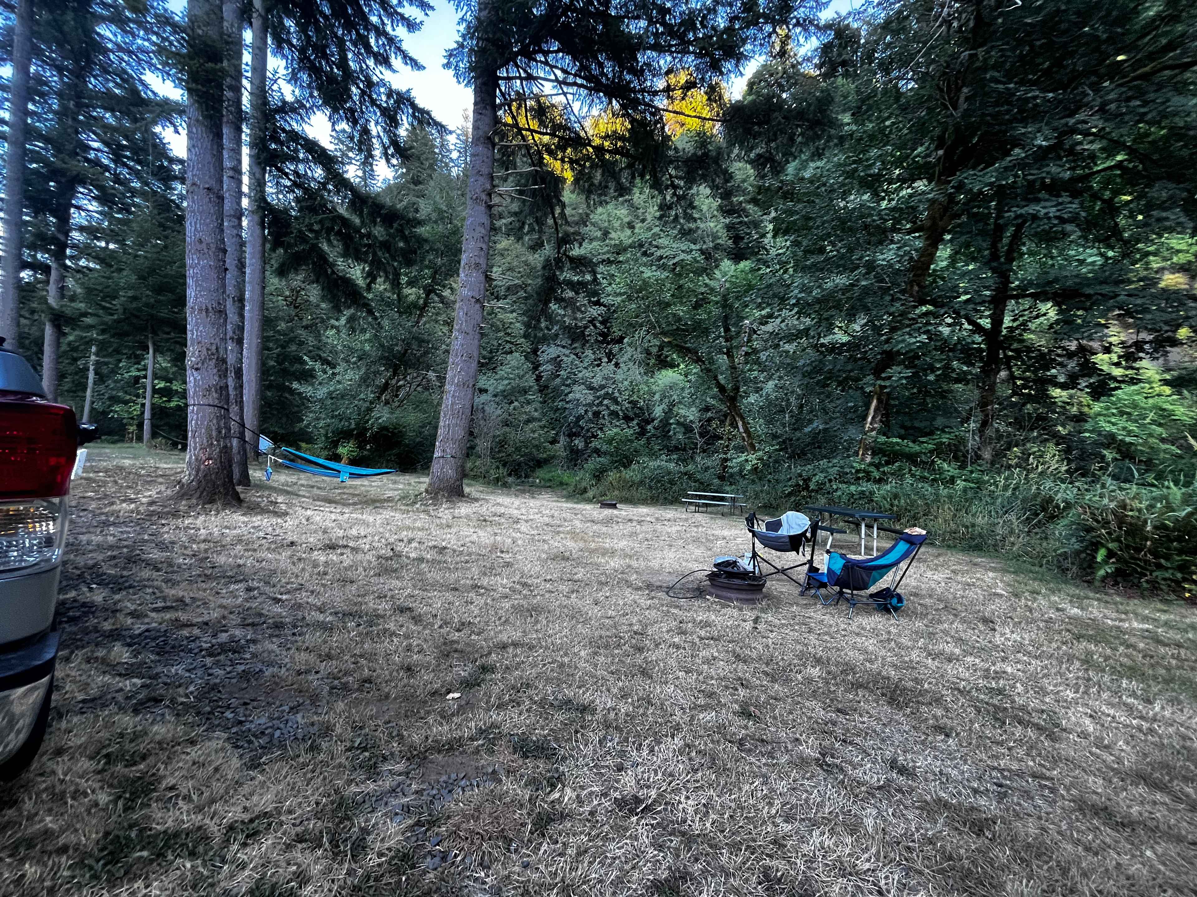 Site 9, from the gravel pad