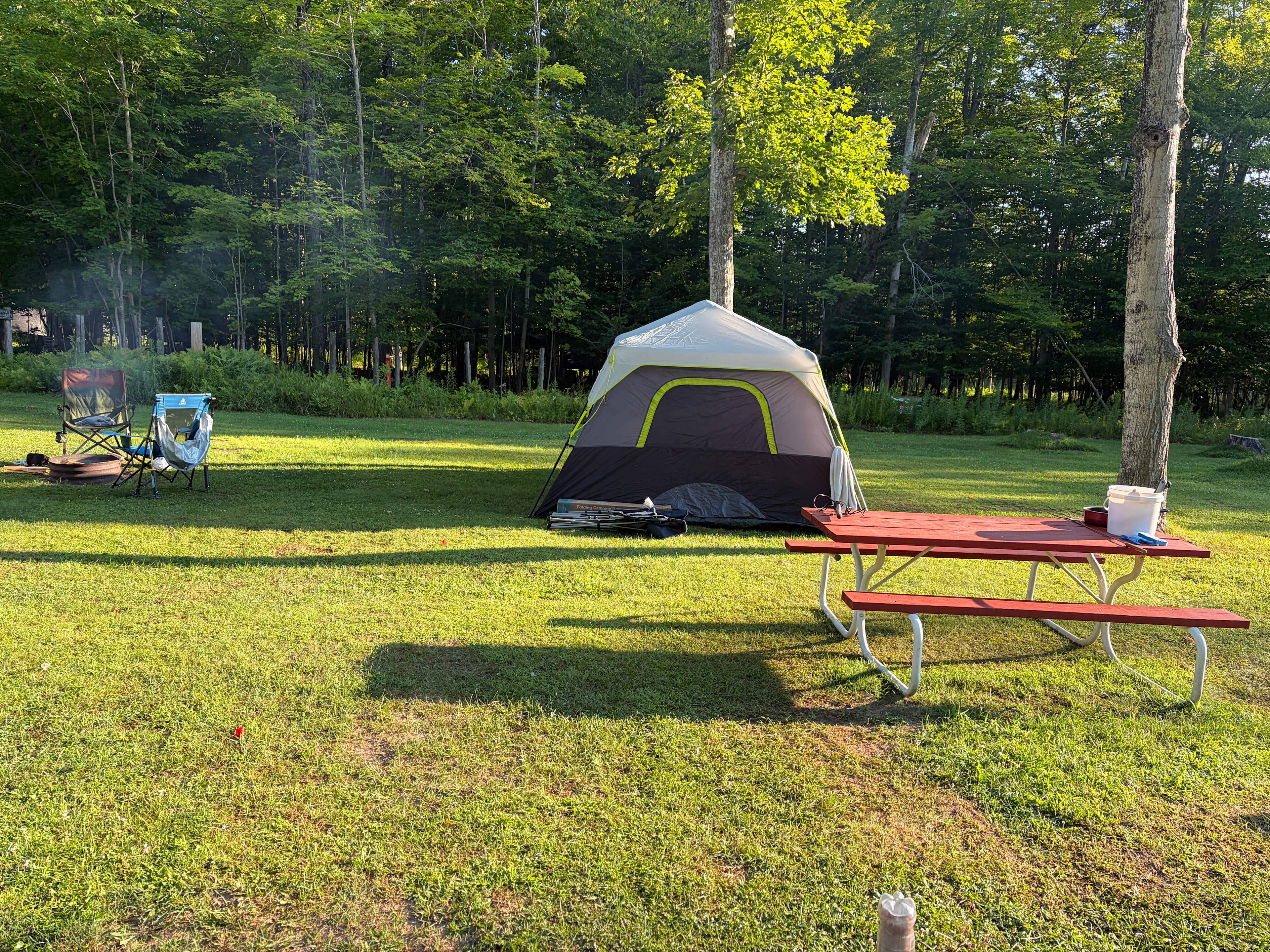 Our campsite