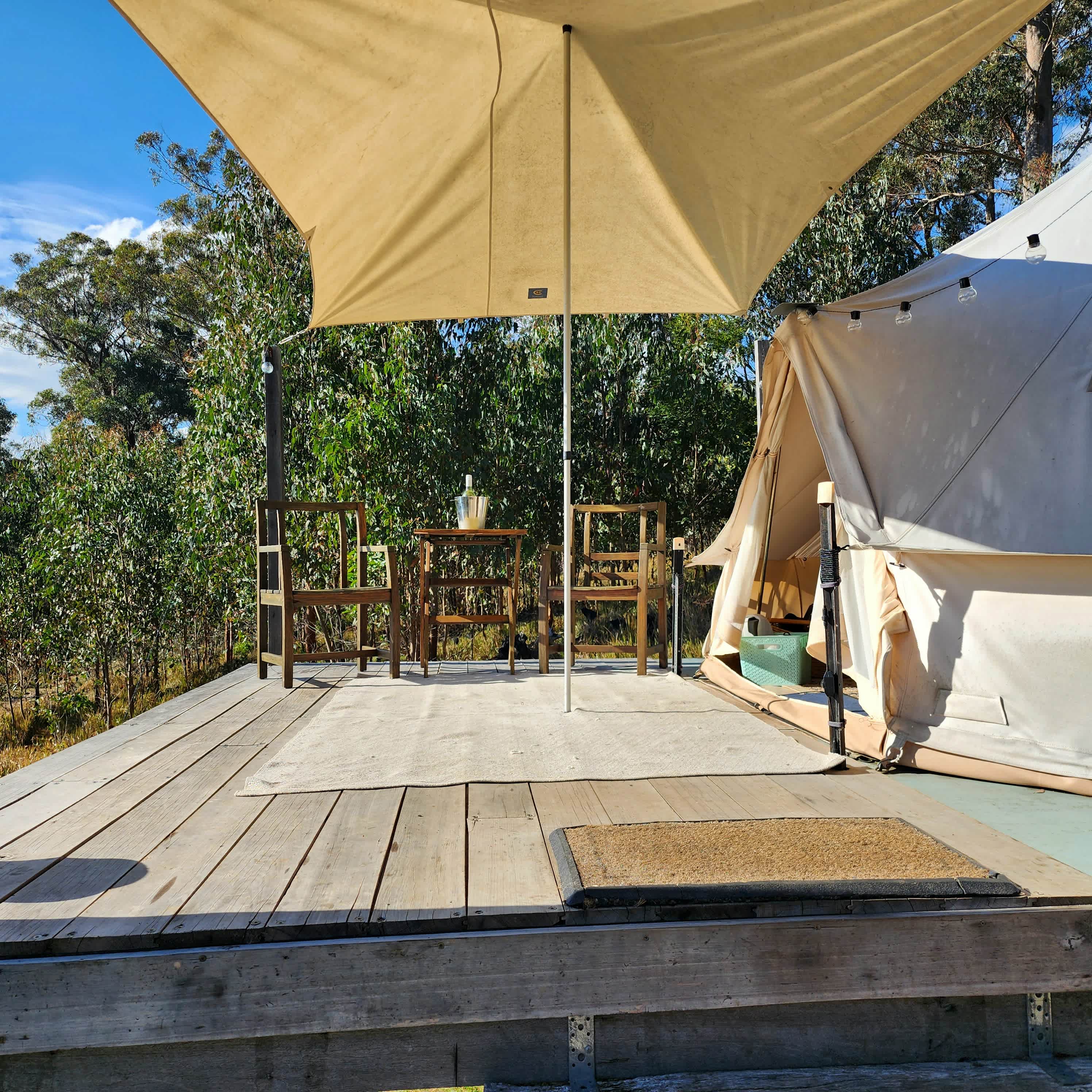 Deck for relaxing and taking the views.