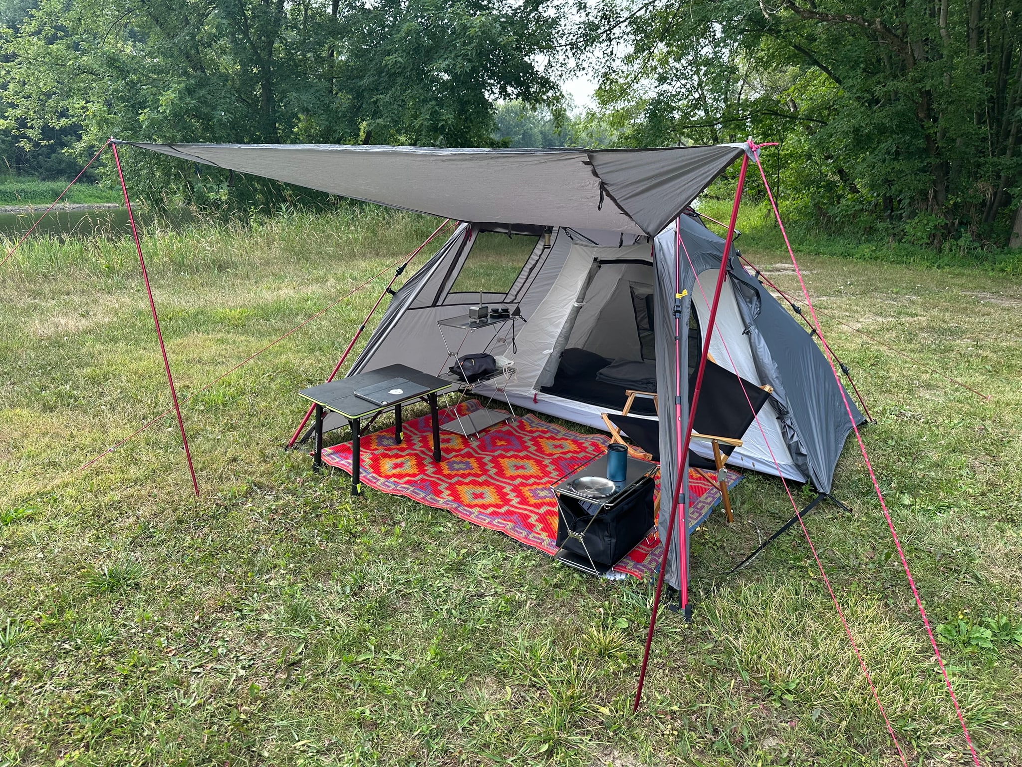 North country trail, riverside camp