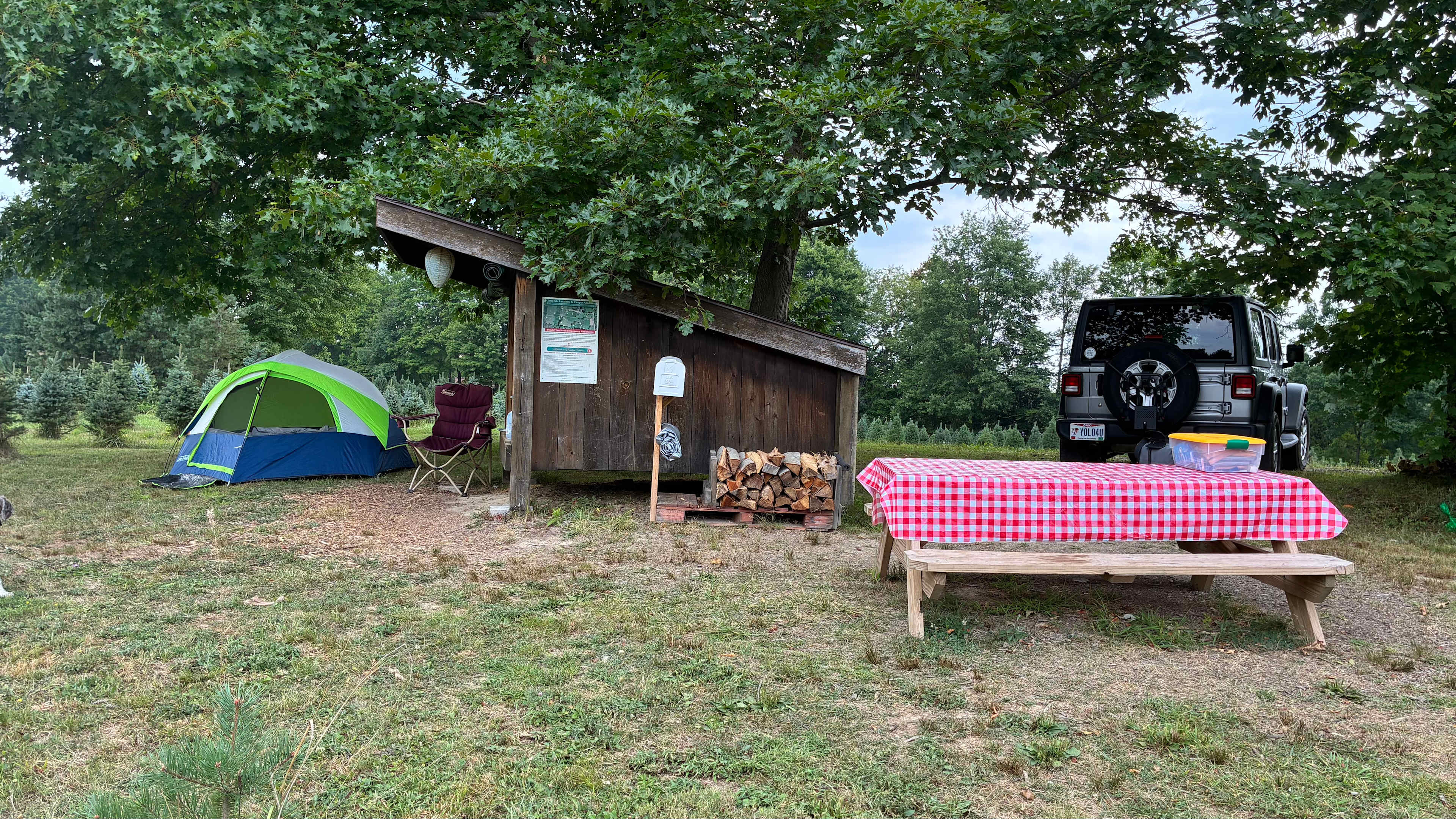 Camping at Heritage Farms