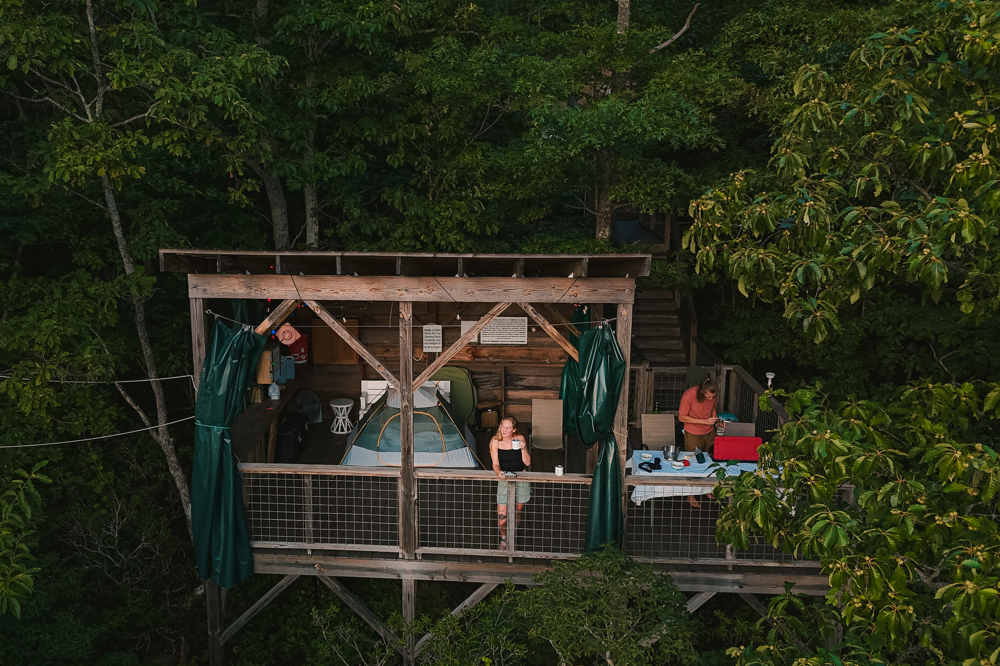 Above the Fray Glamping, Black Mtn.