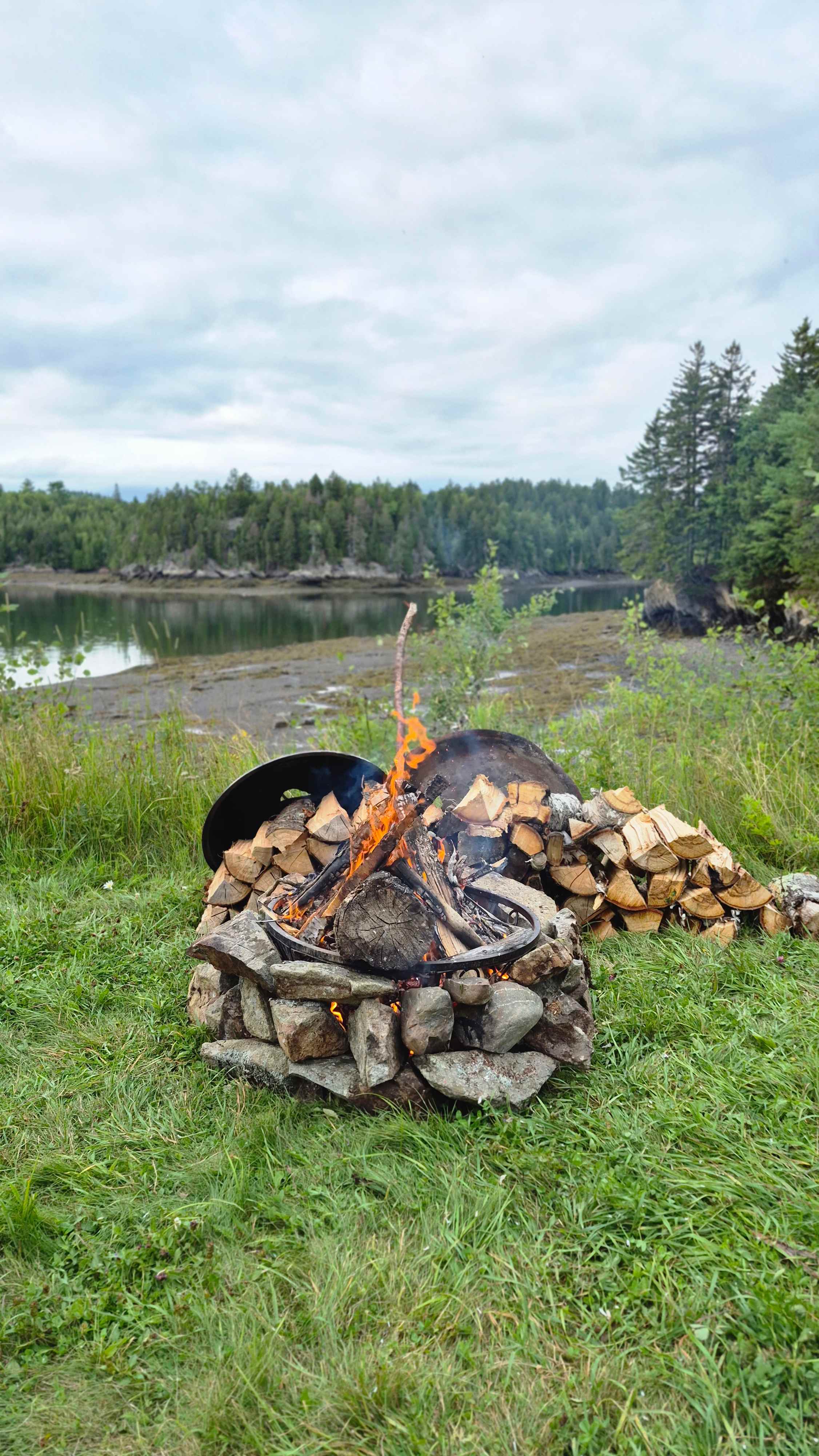 Mouth of the Magaguadavic Camping