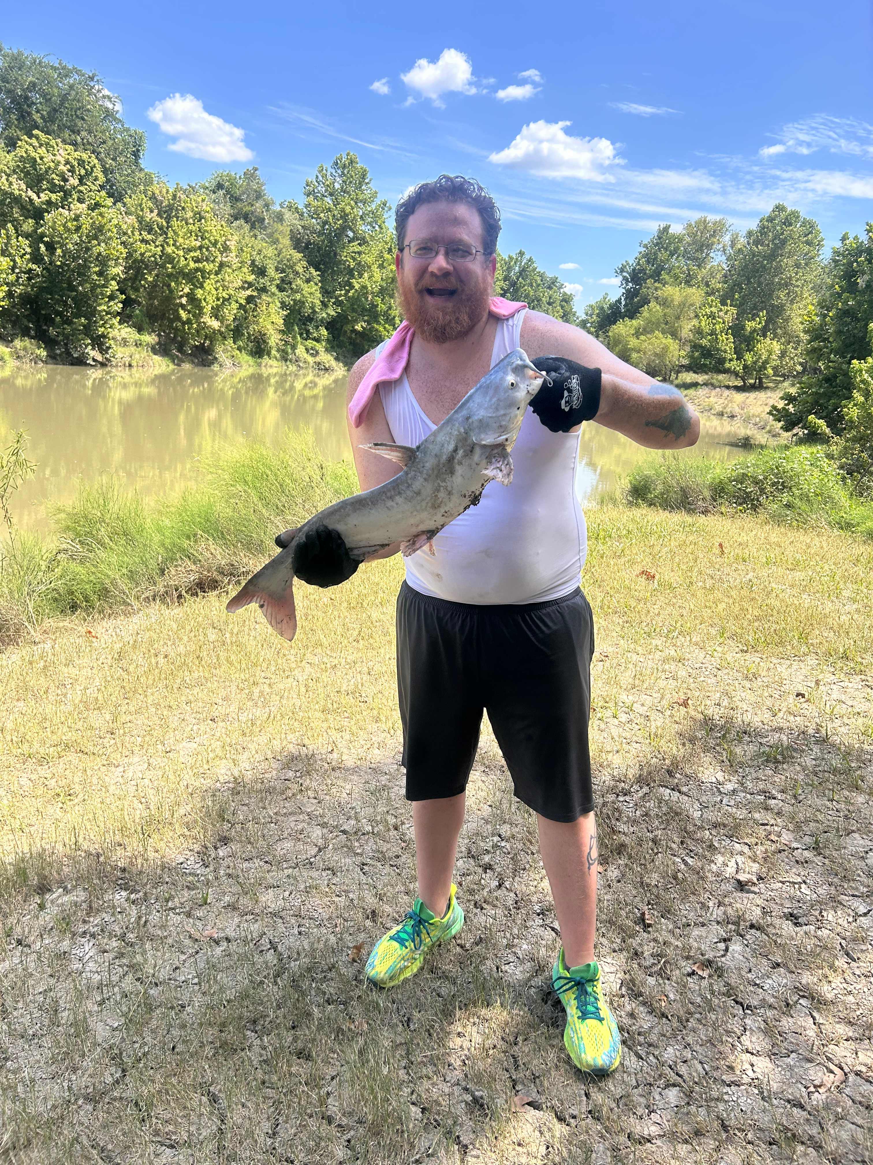 The biggest catfish I’ve seen personally. Birthday guy was happy 