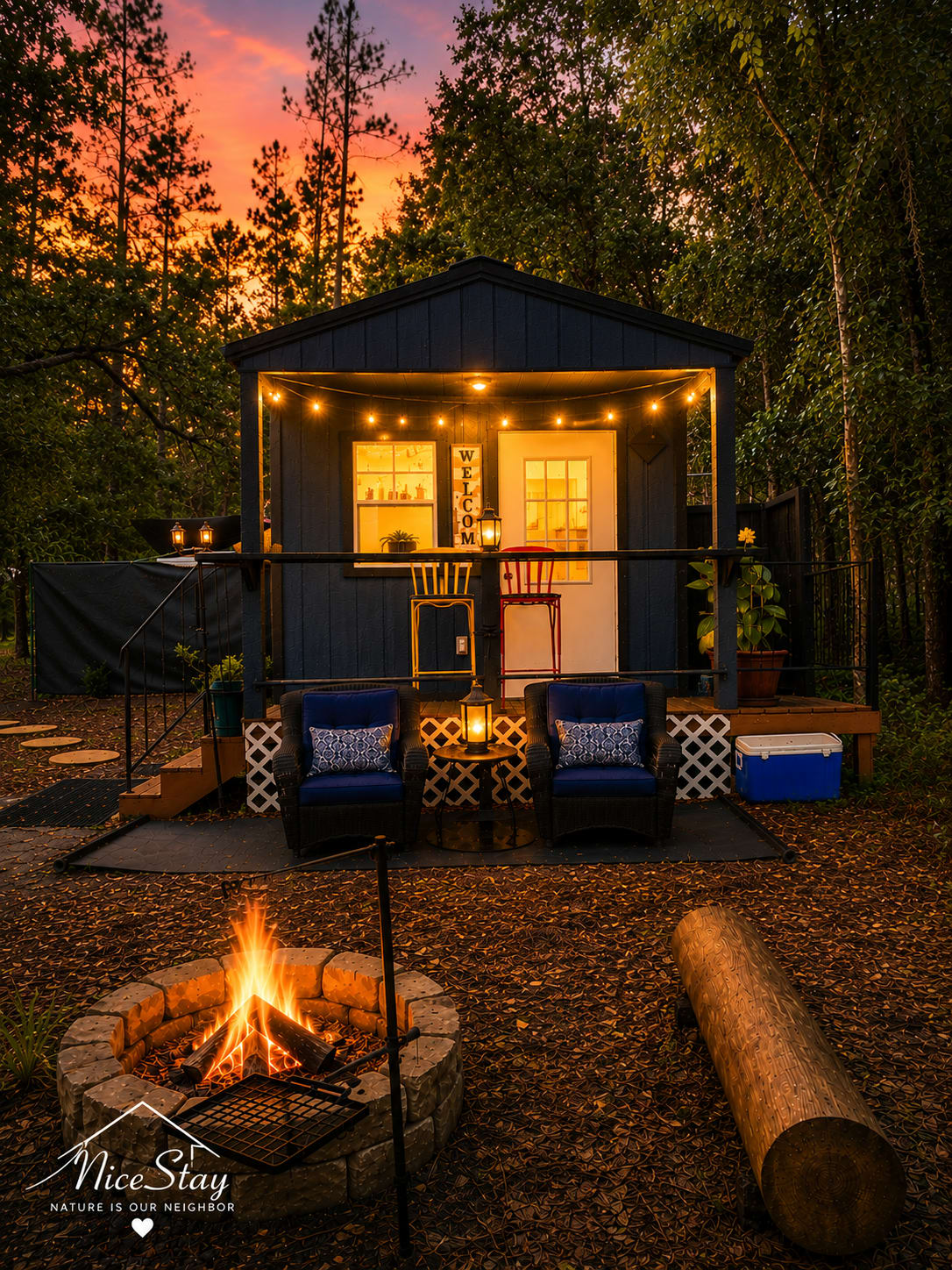 A small place to disconnect and connect with your Higher Self.