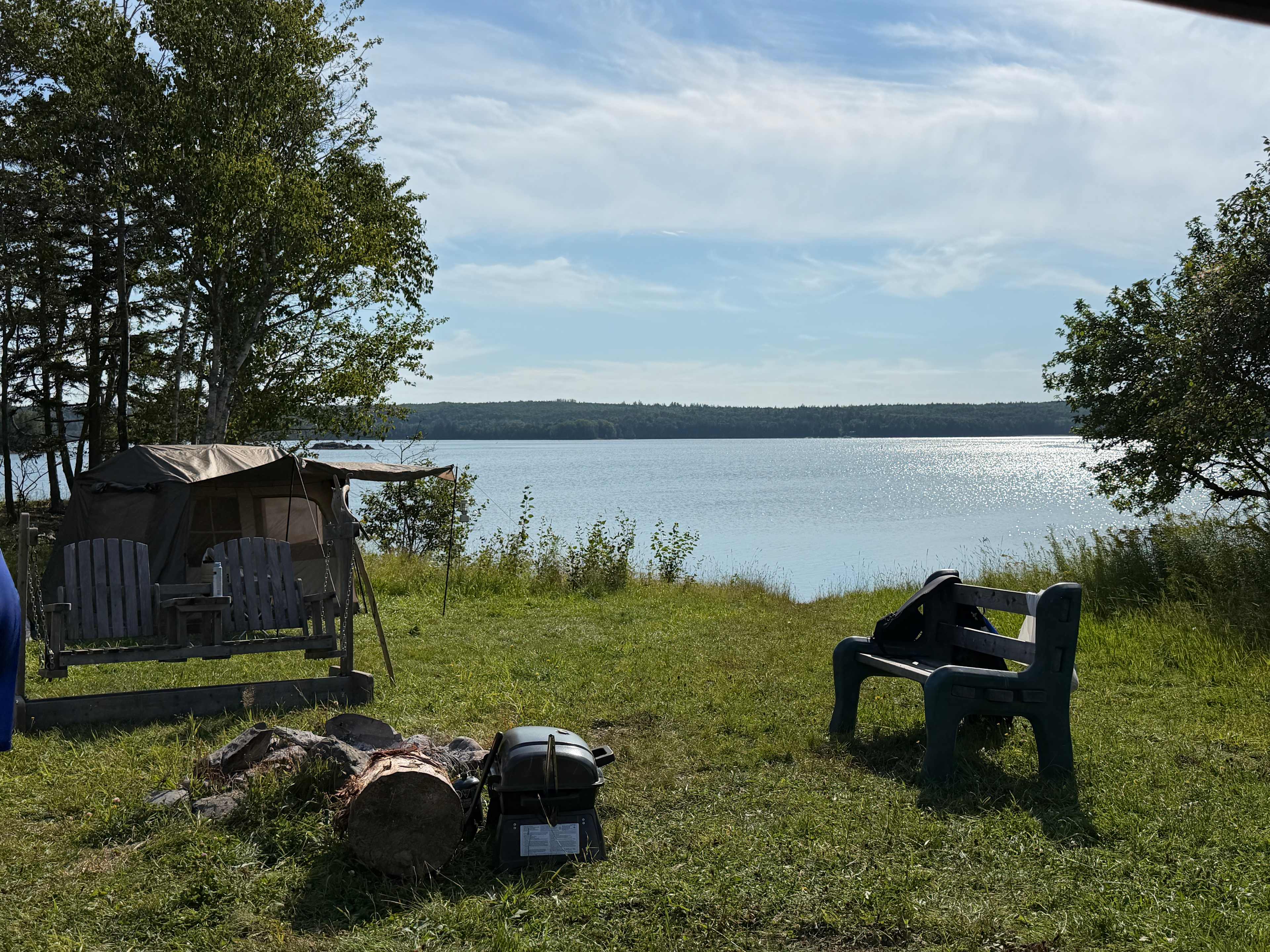 Mouth of the Magaguadavic Camping