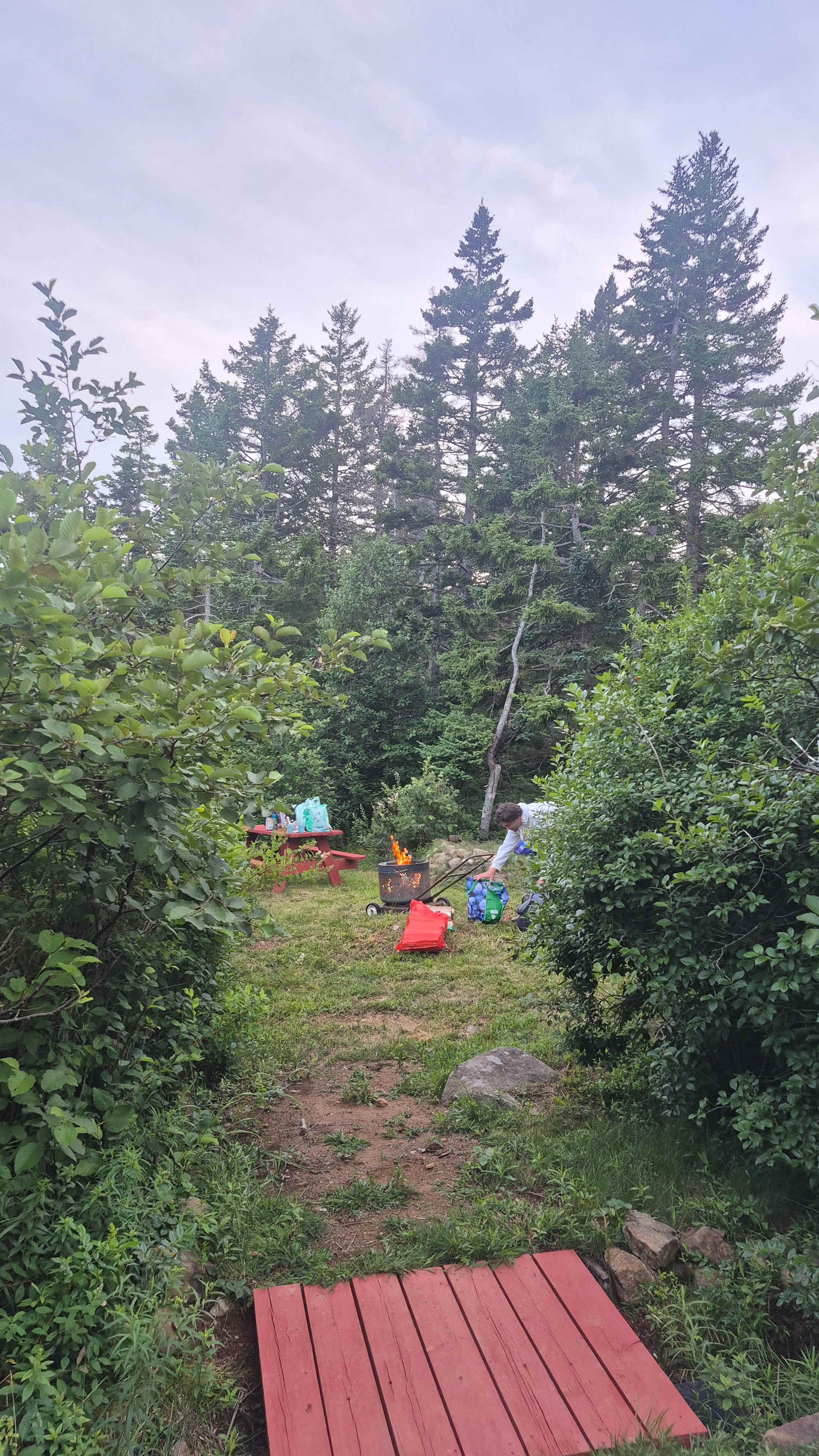 we stayed in serenity - very private with no other campsites next to it
