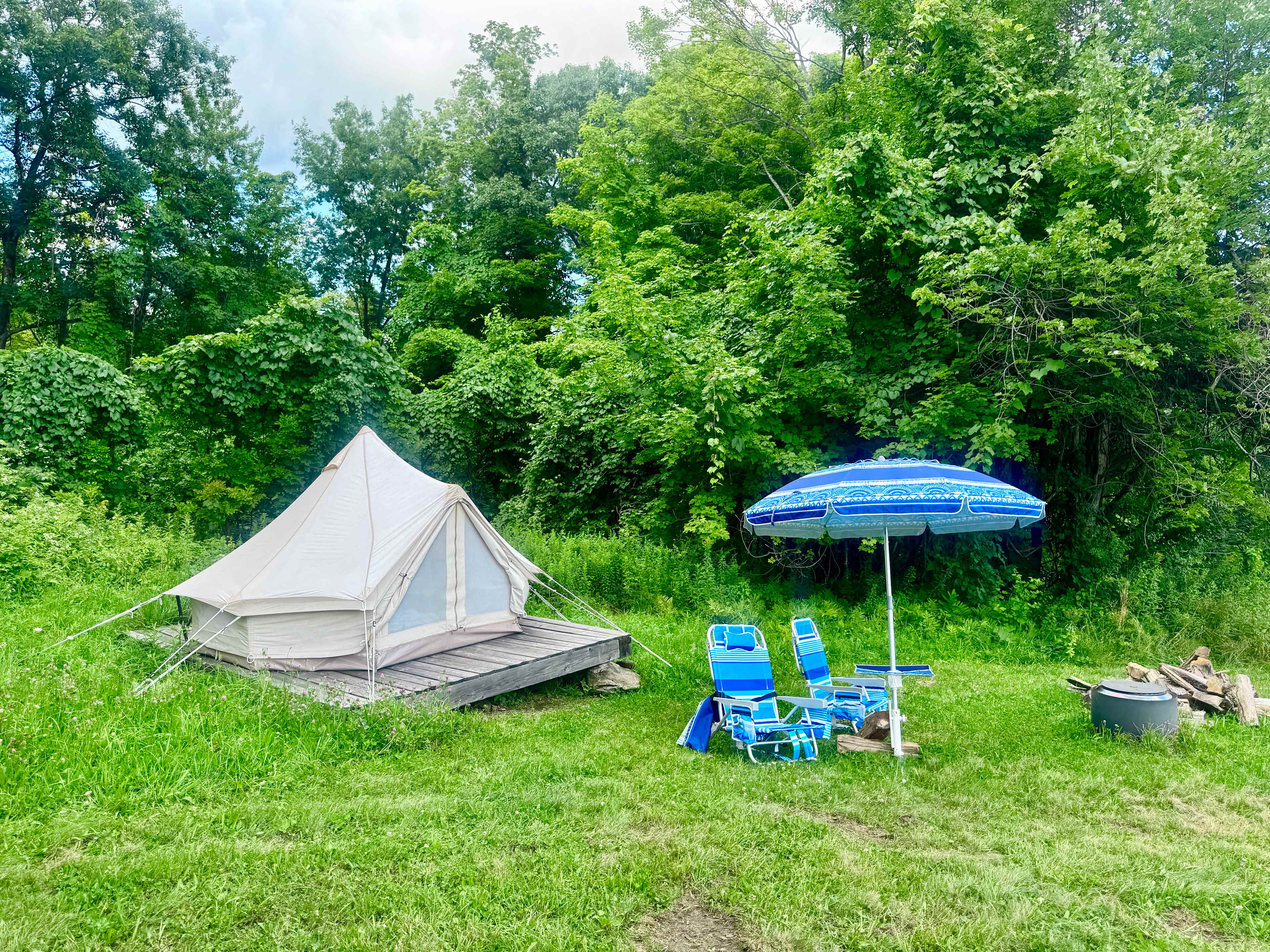 Glamping on an Herb Farm