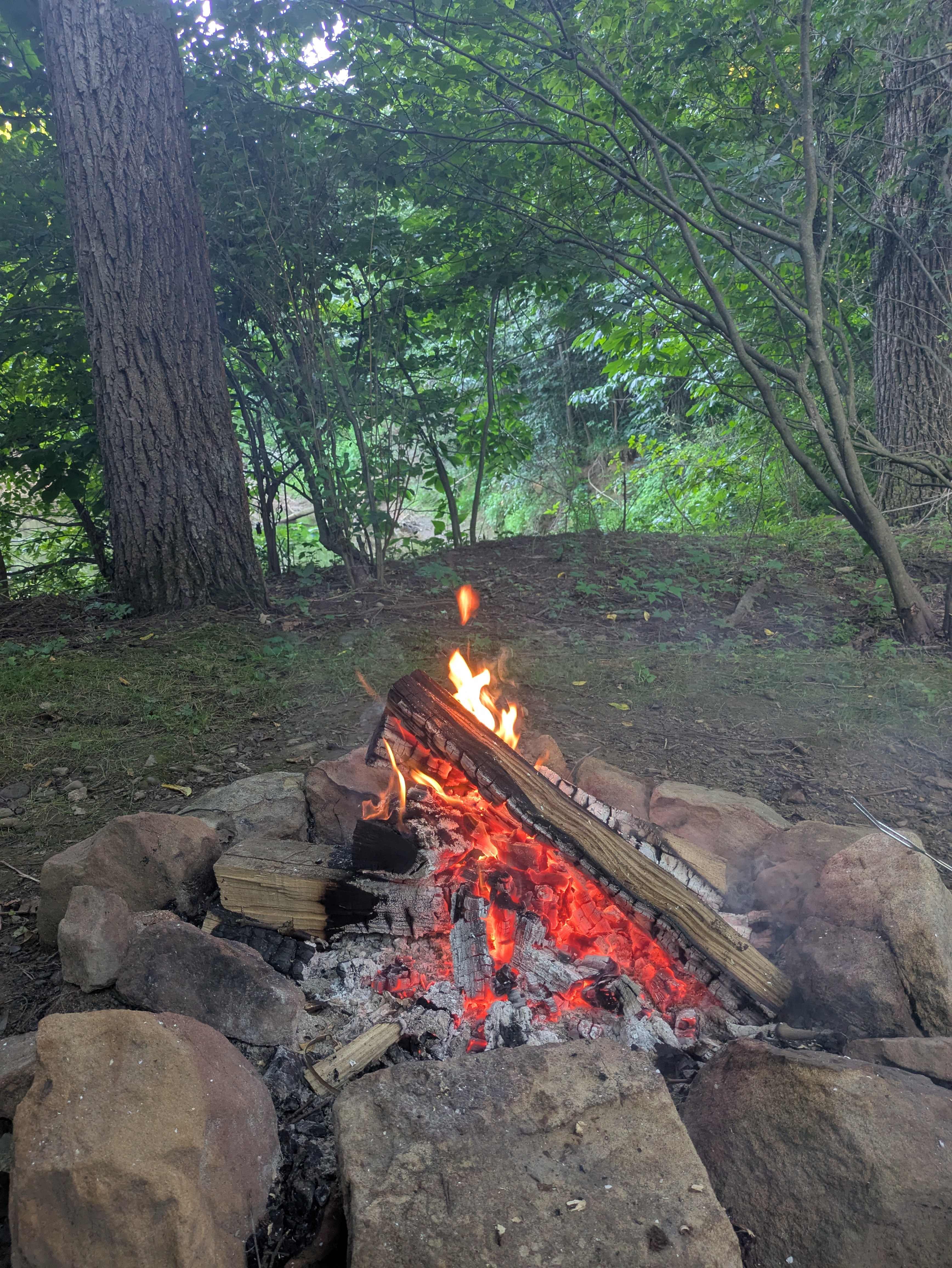 Campfire with the River Nearby!