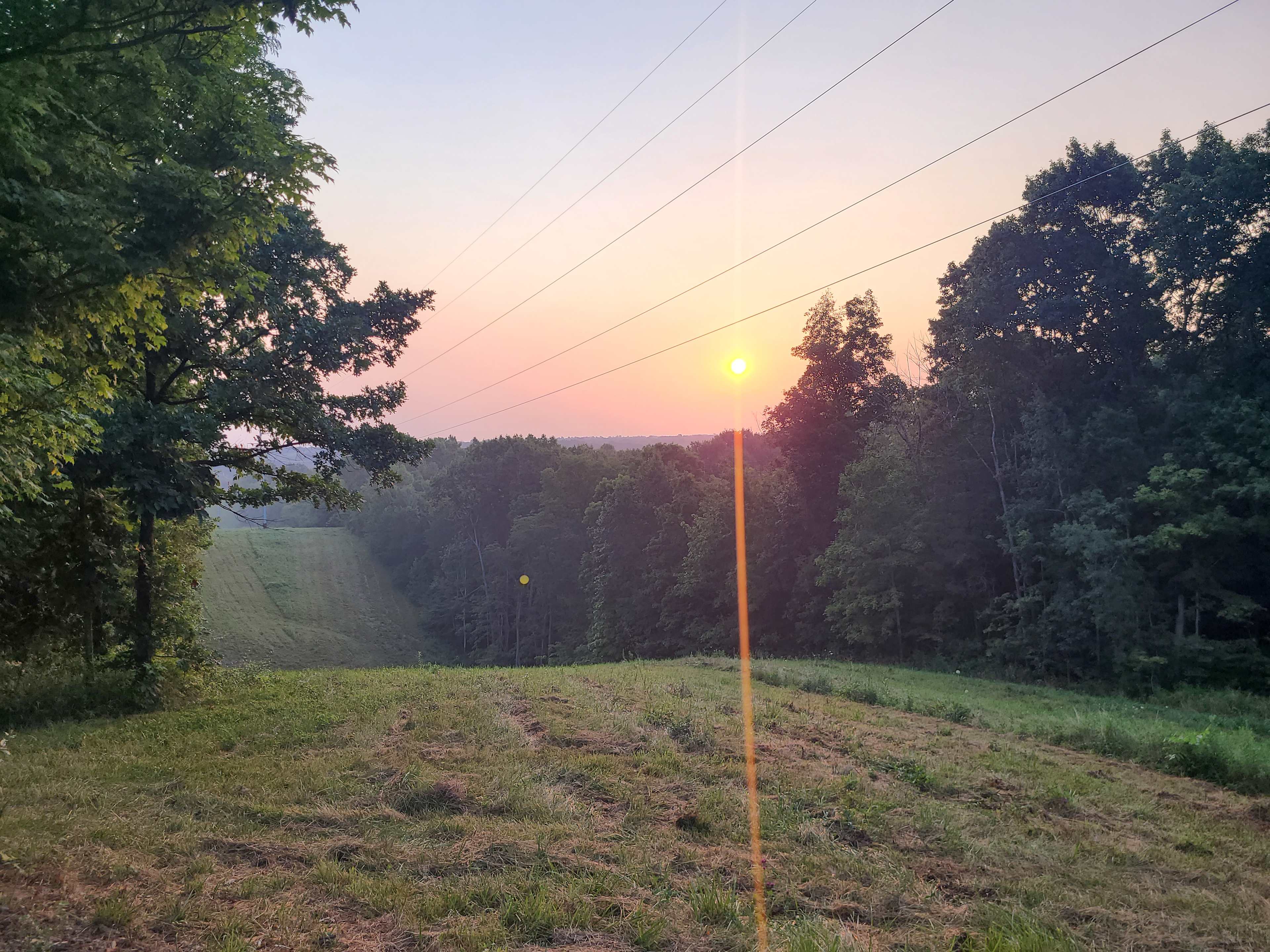 Sunrise from our site