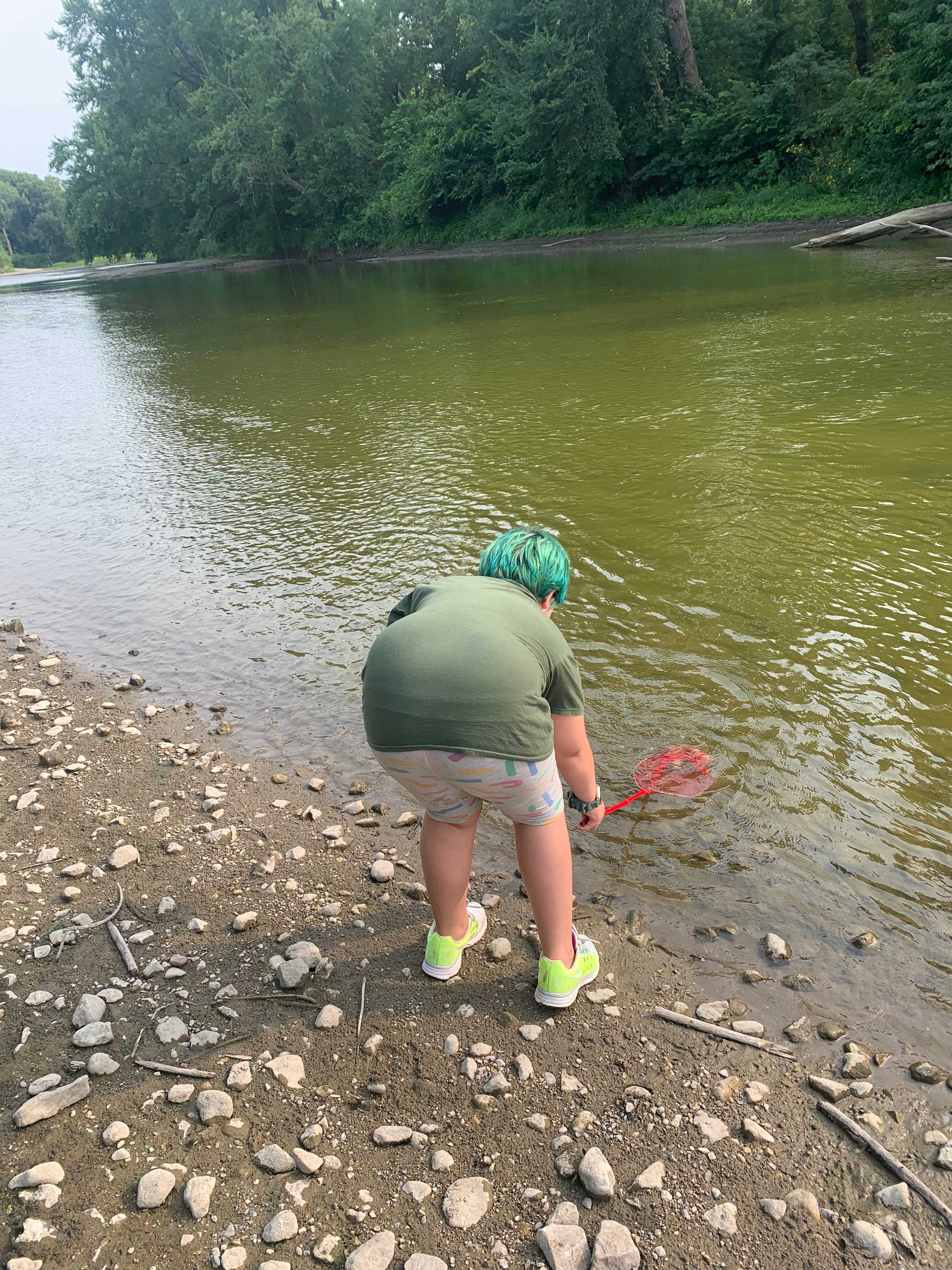 Tent camping on the Raccoon River