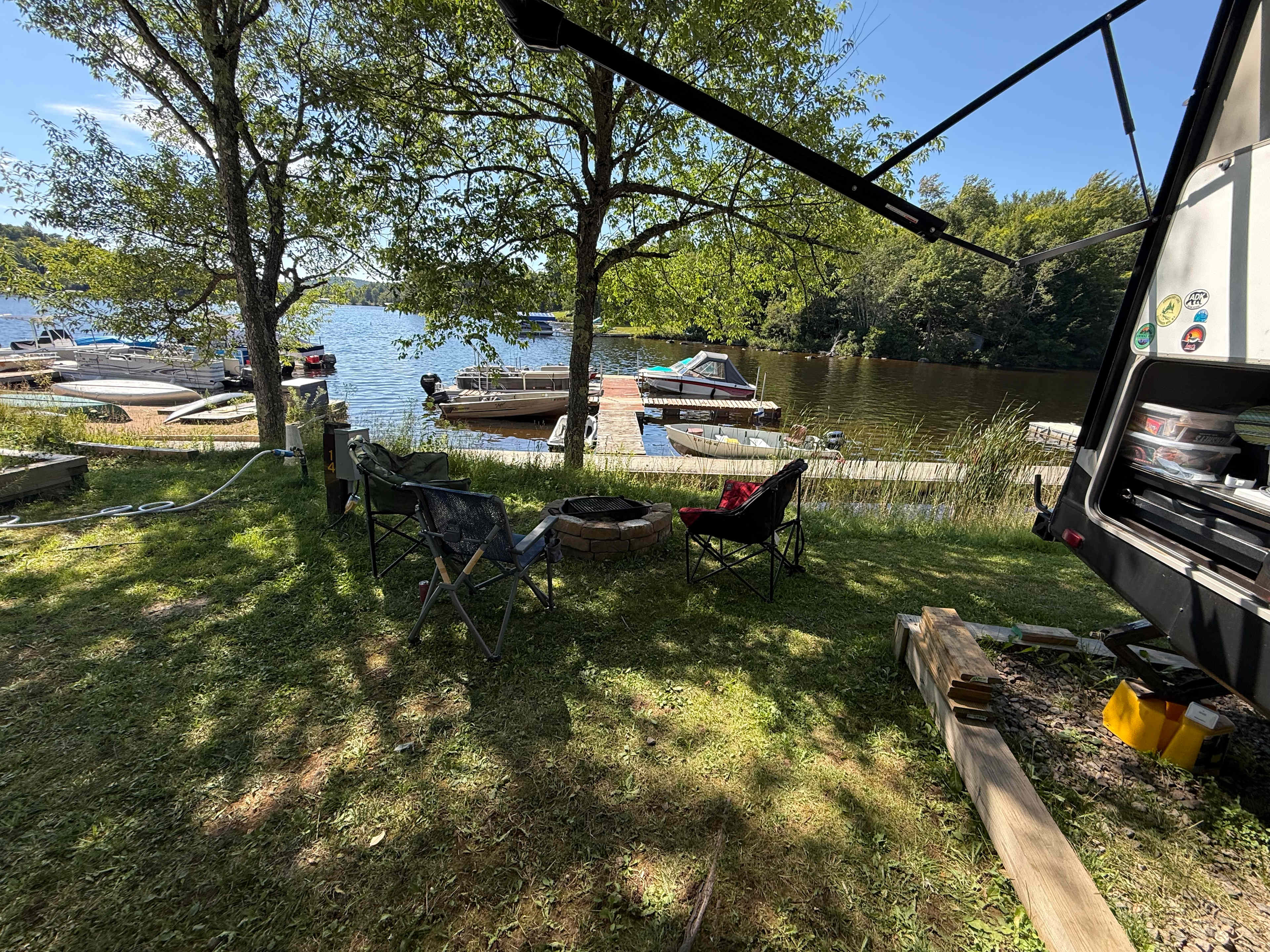 Marina and lake view from site 15!