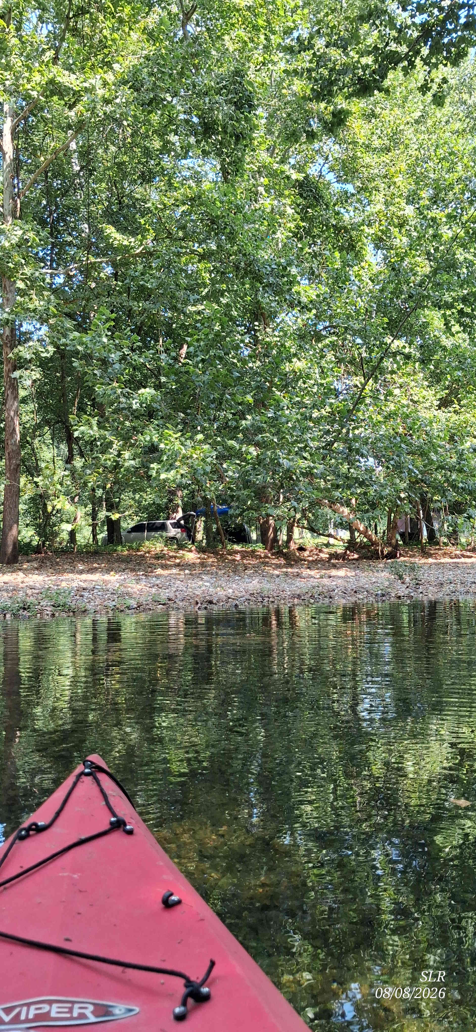 Creekside Camp from across the creek 
