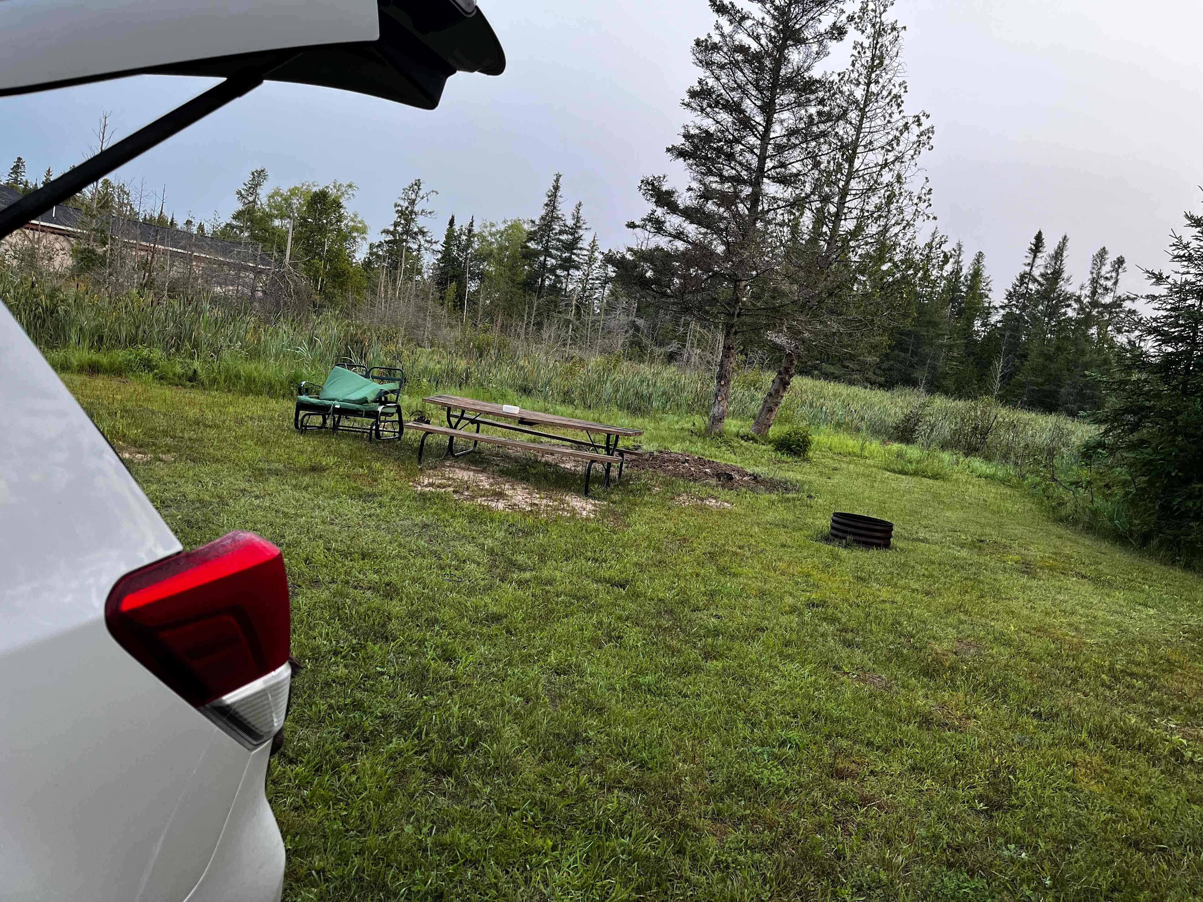 Hangout area at my site. 