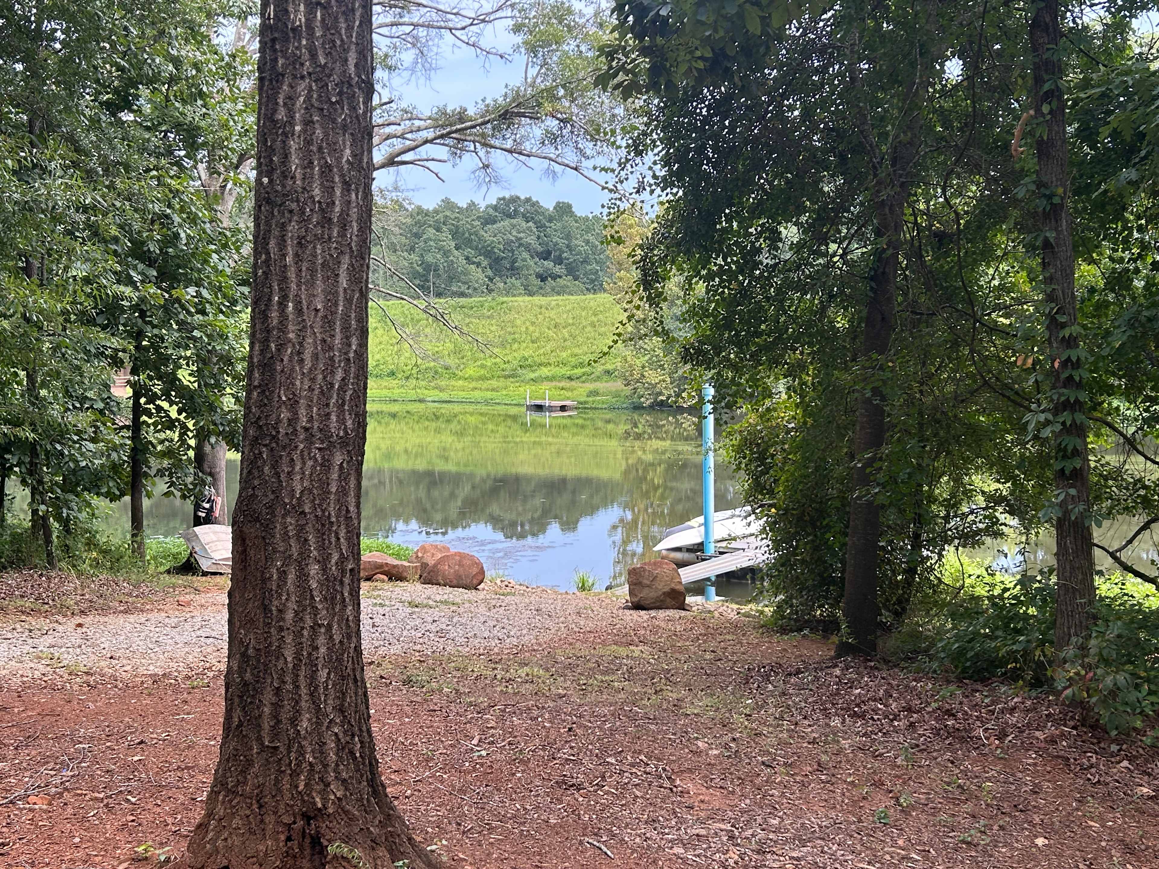 View from our camp chairs 