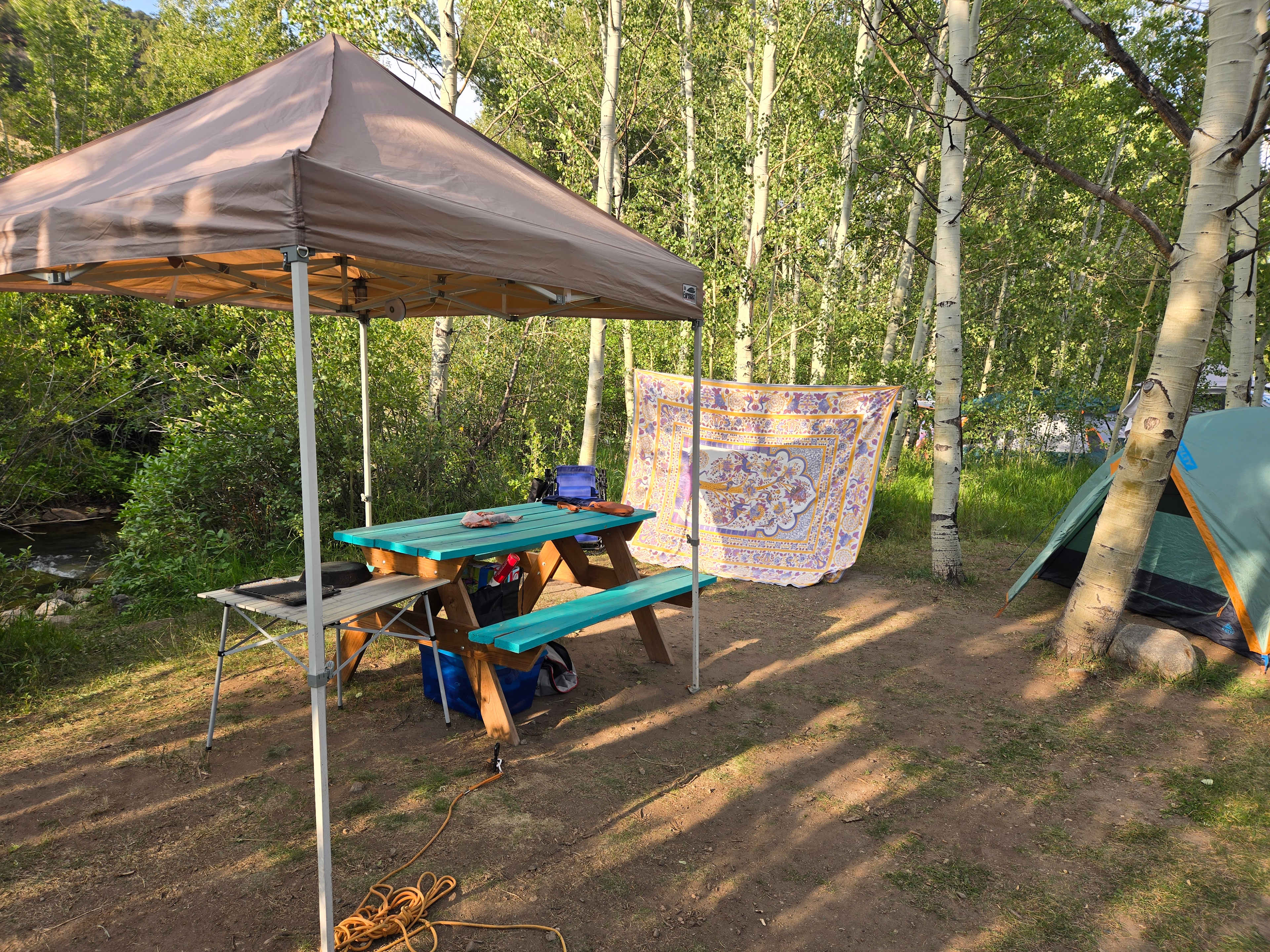 Site 11 by the river - plenty of room for 2-4 people