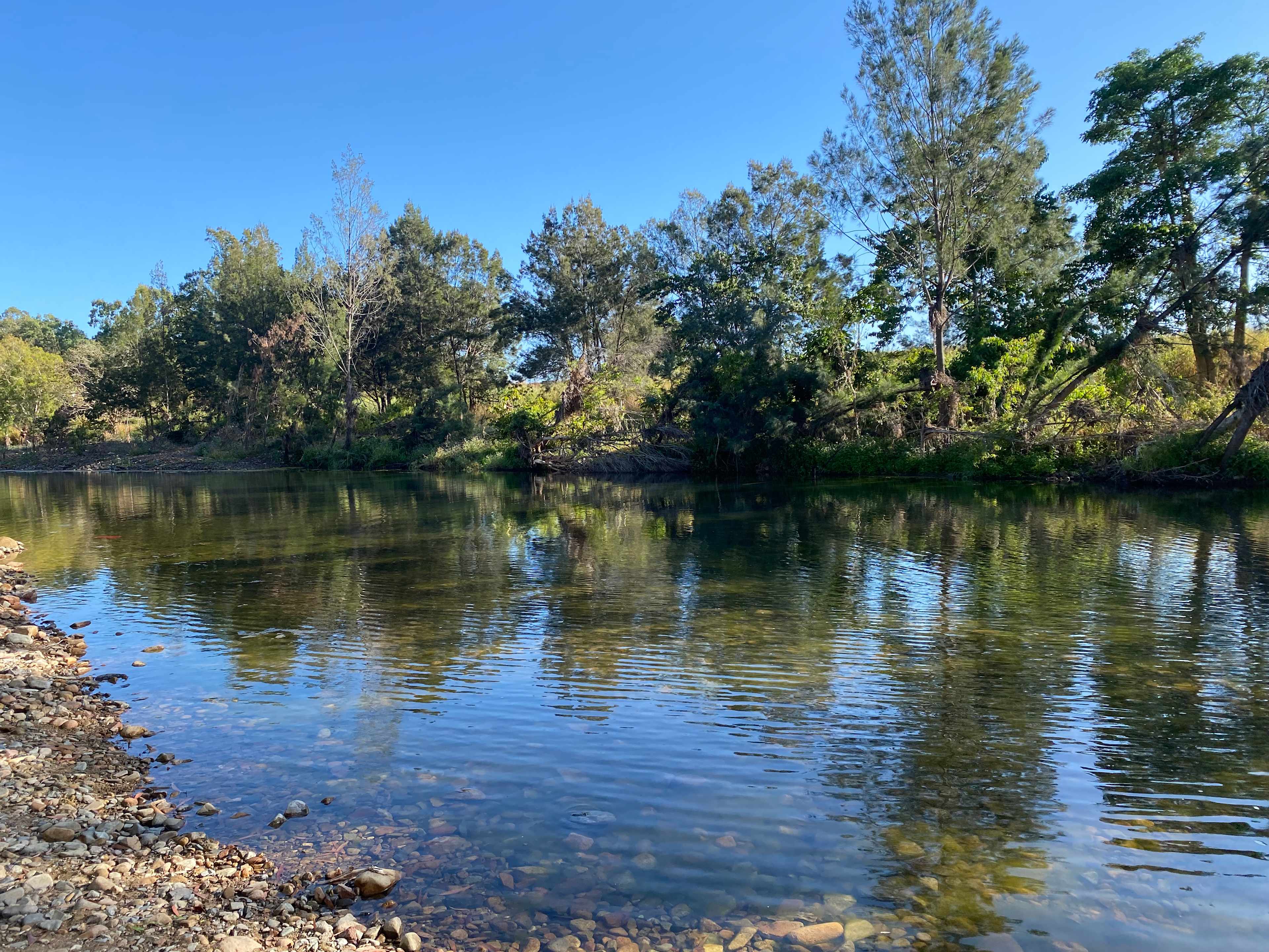 Creek and Antique Camping