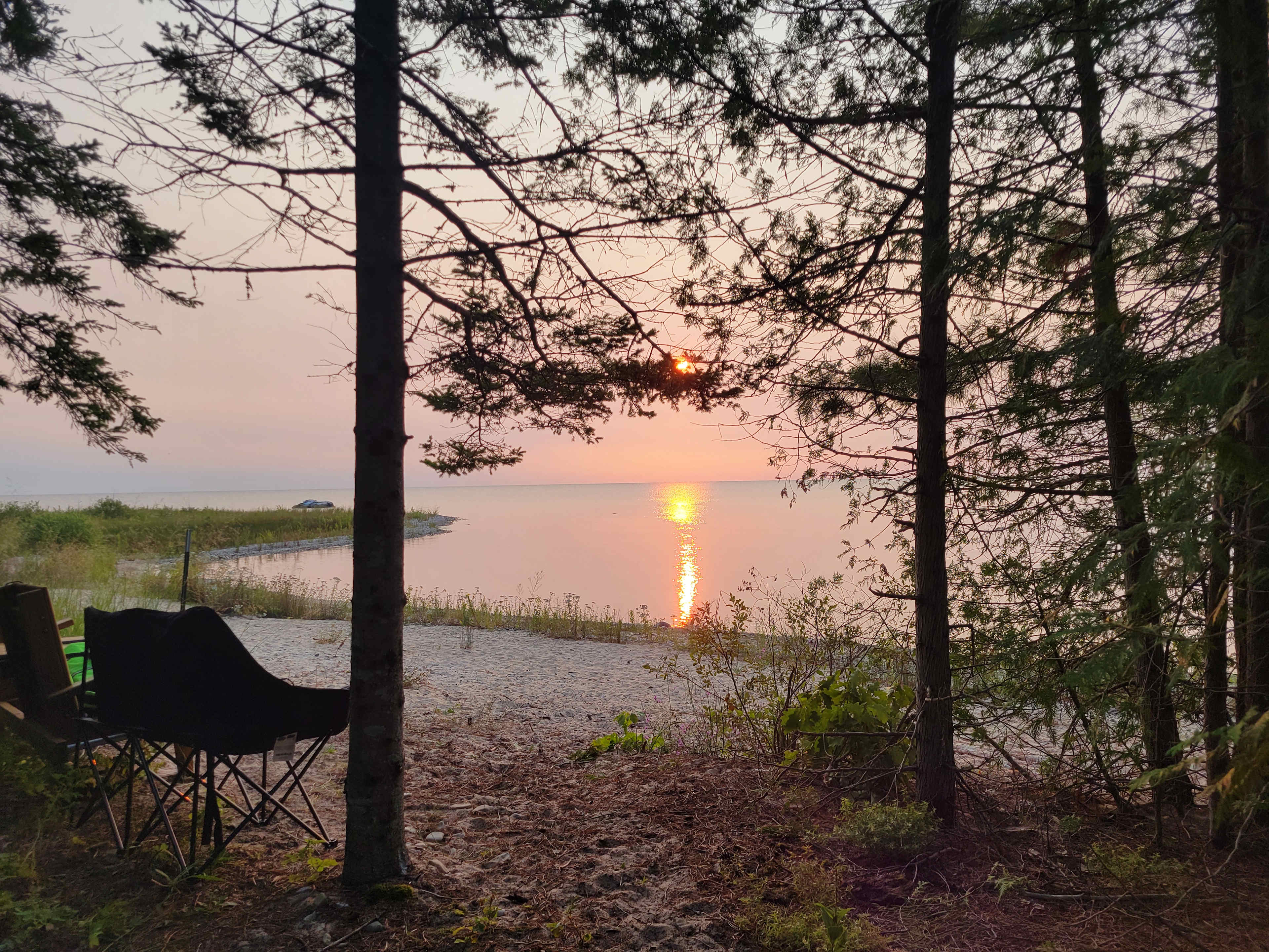 Lake Huron Private Campspot/Ocqueoc