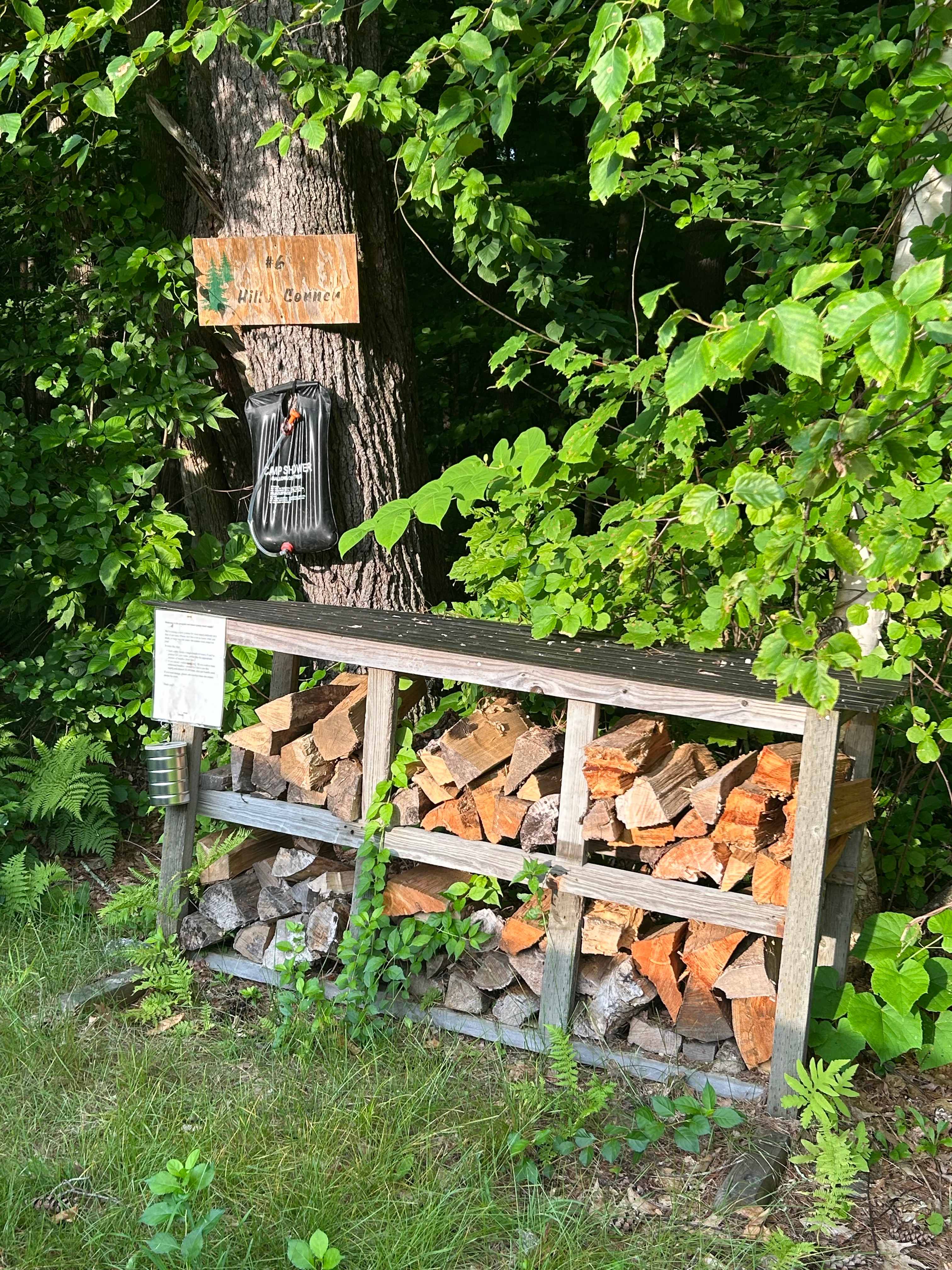 We pre bought a bundle of wood, with an option to purchase more at the site 