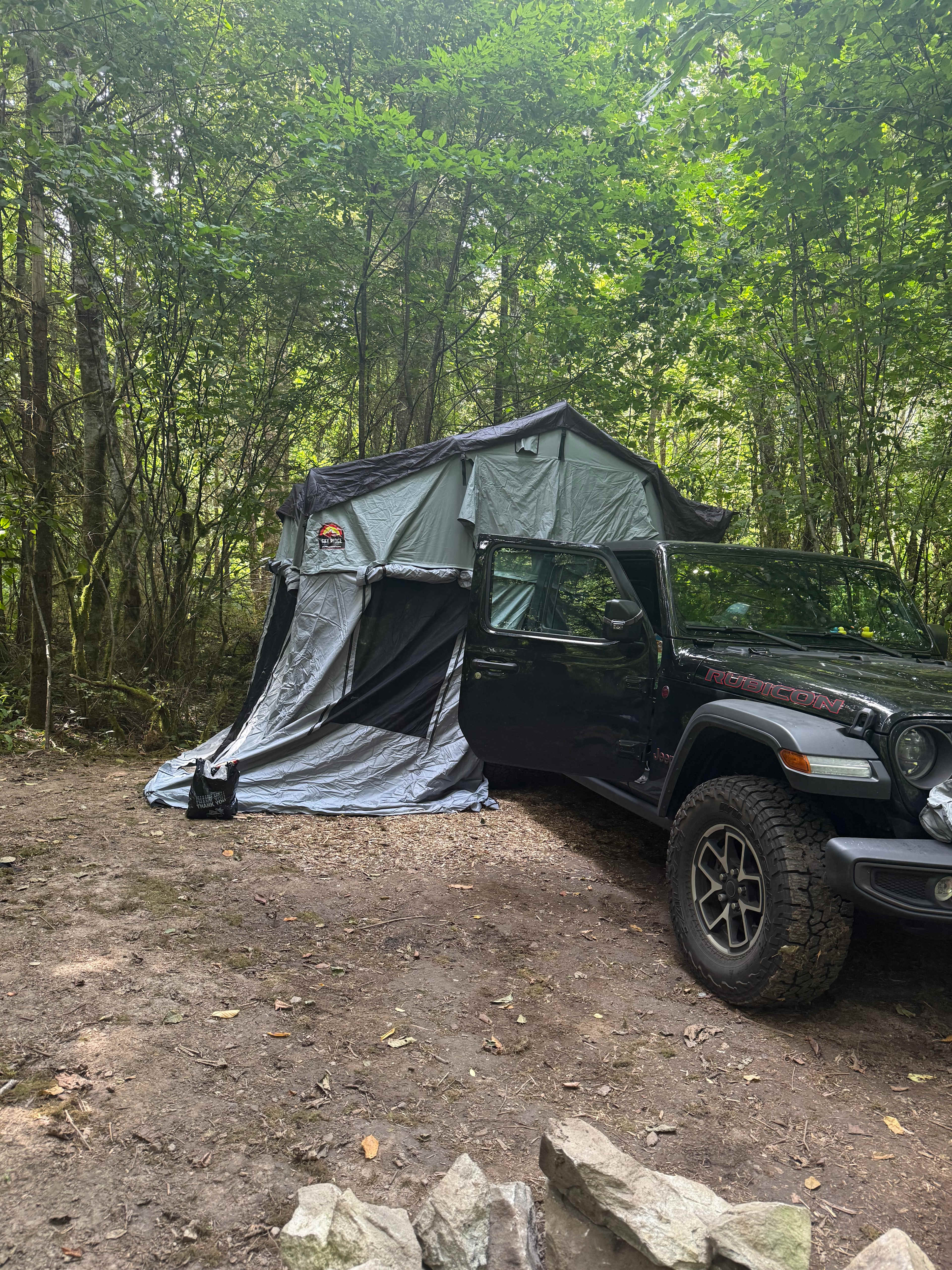 Perfect for our rooftop tent
