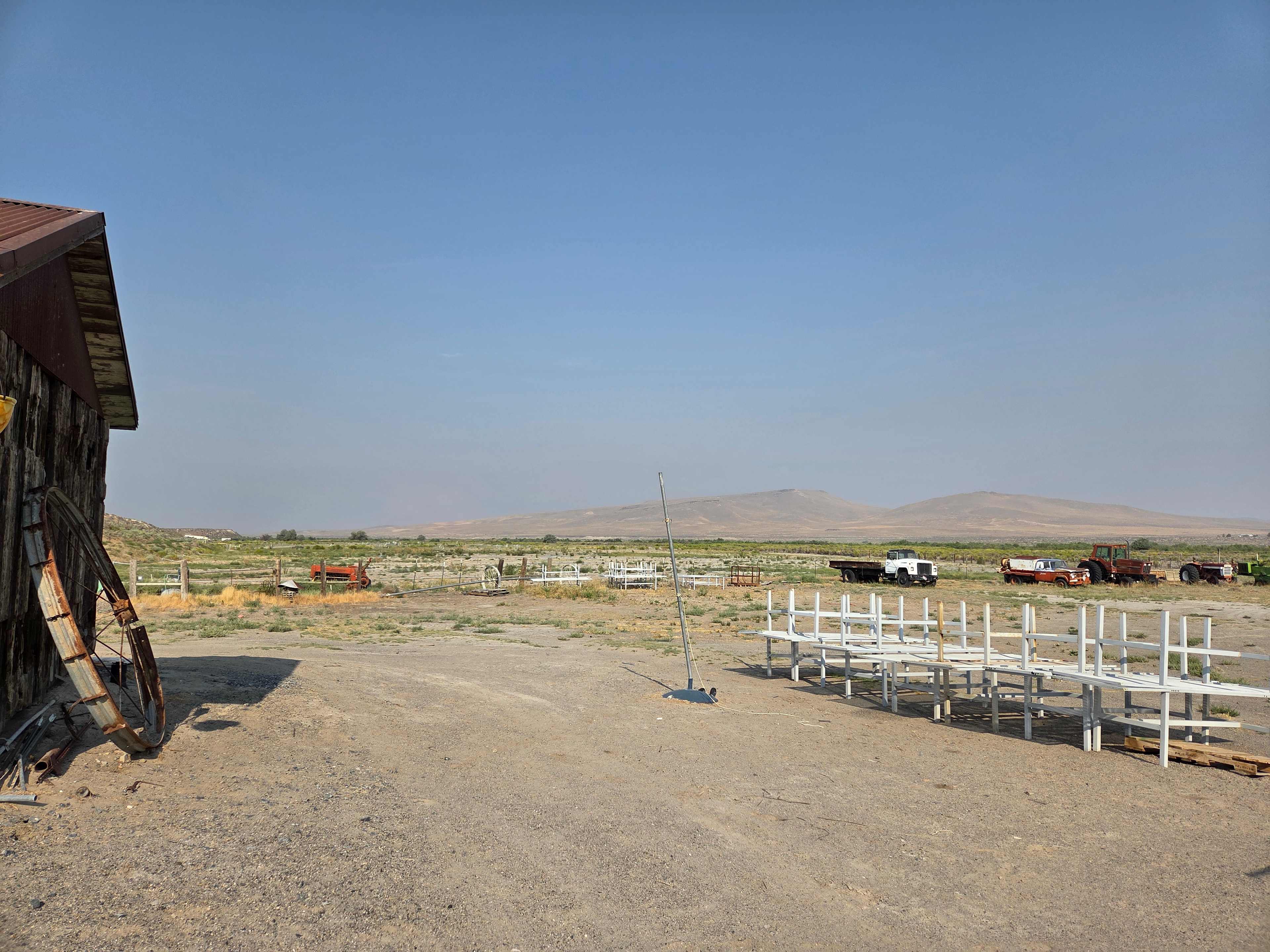 Wide open camp area