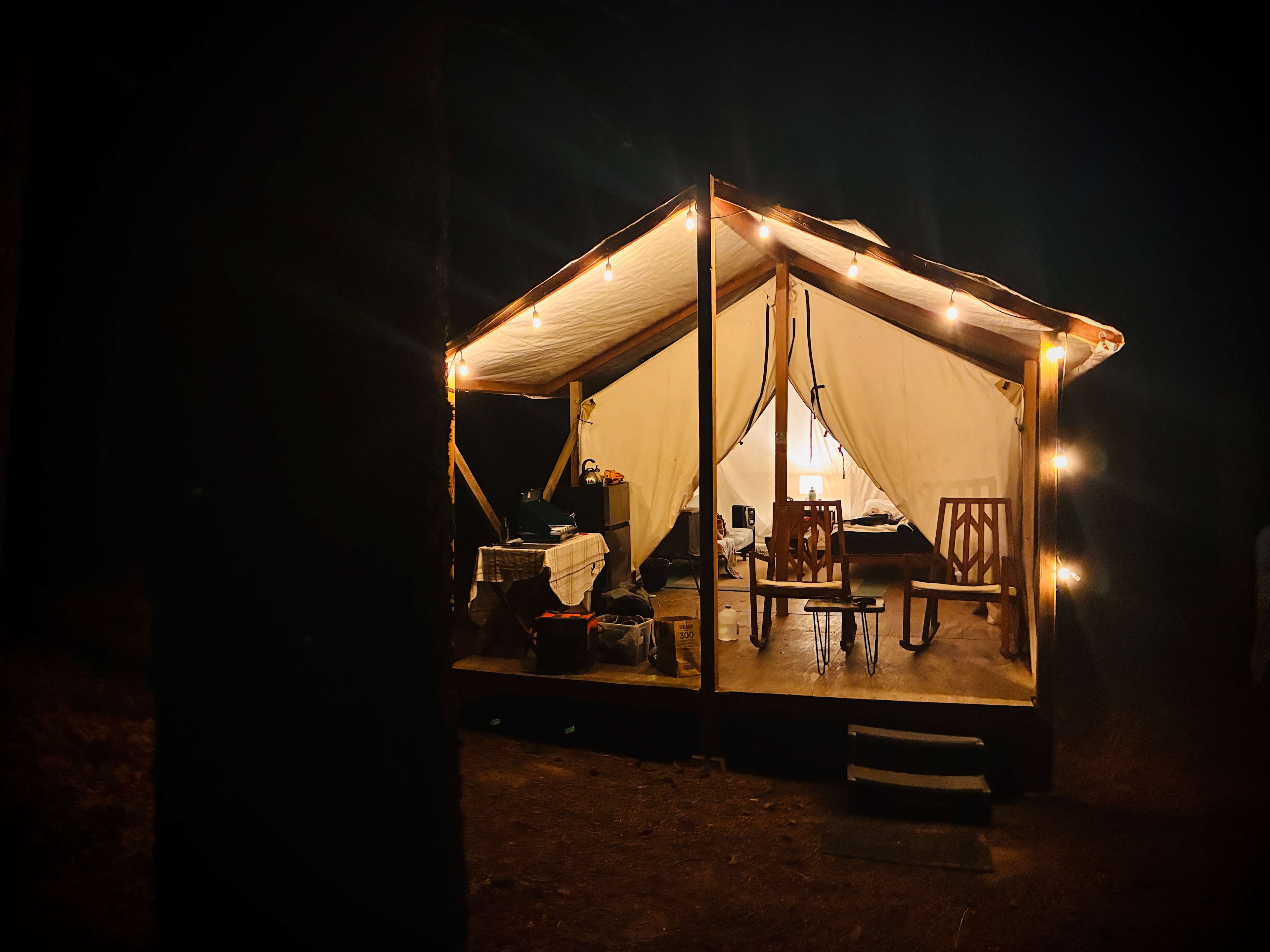 tent @ night