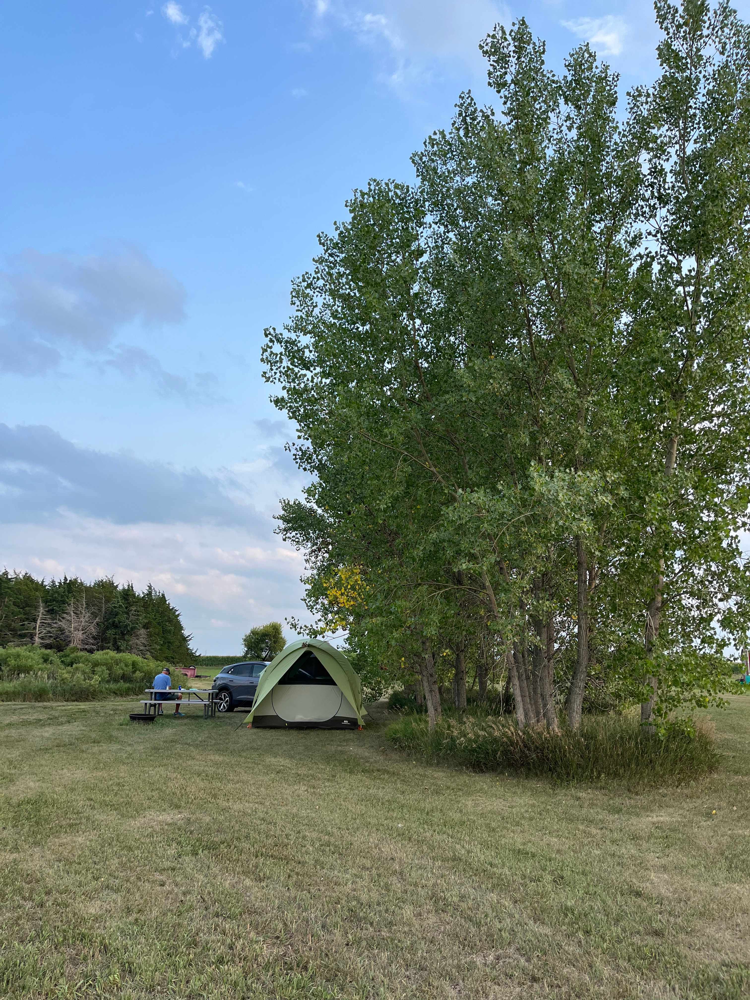 Spacious campsite Aug 2026