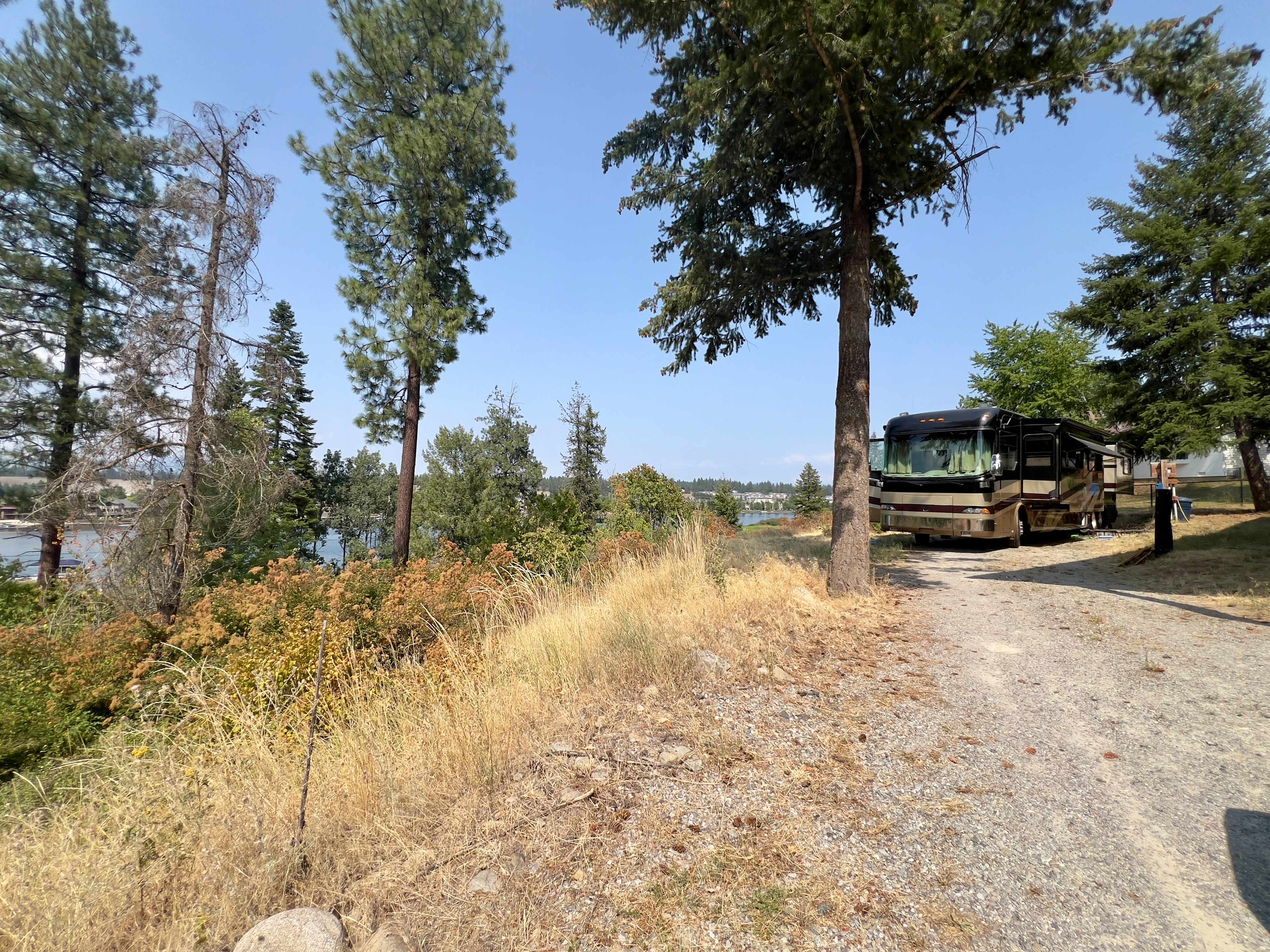 front - backed in 45 ft Class A