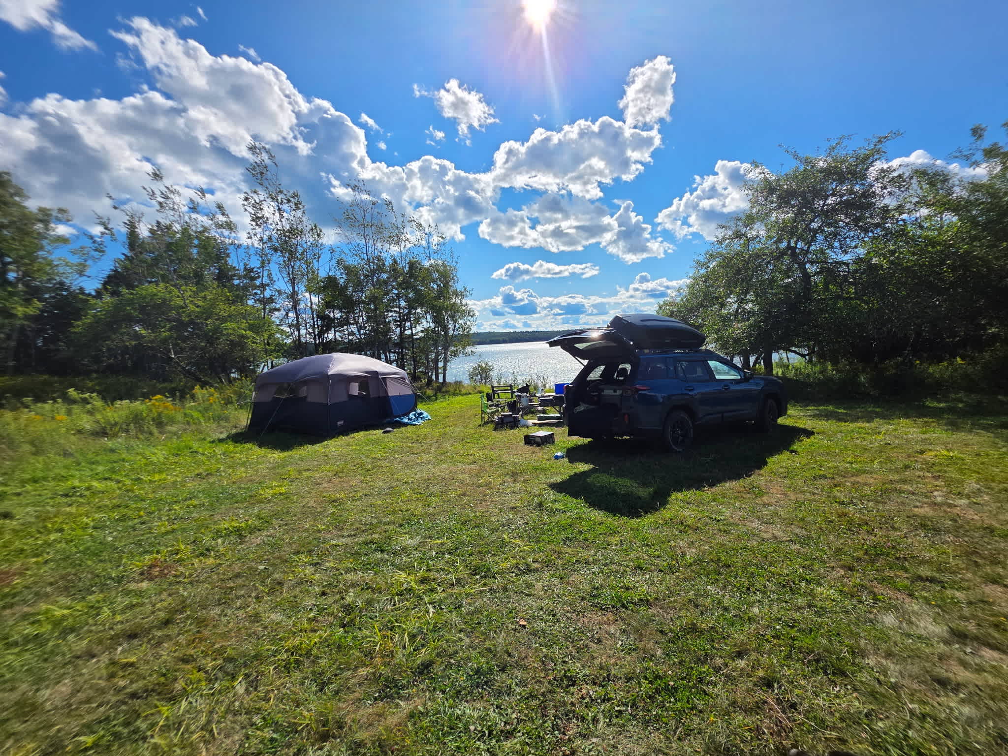 Mouth of the Magaguadavic Camping