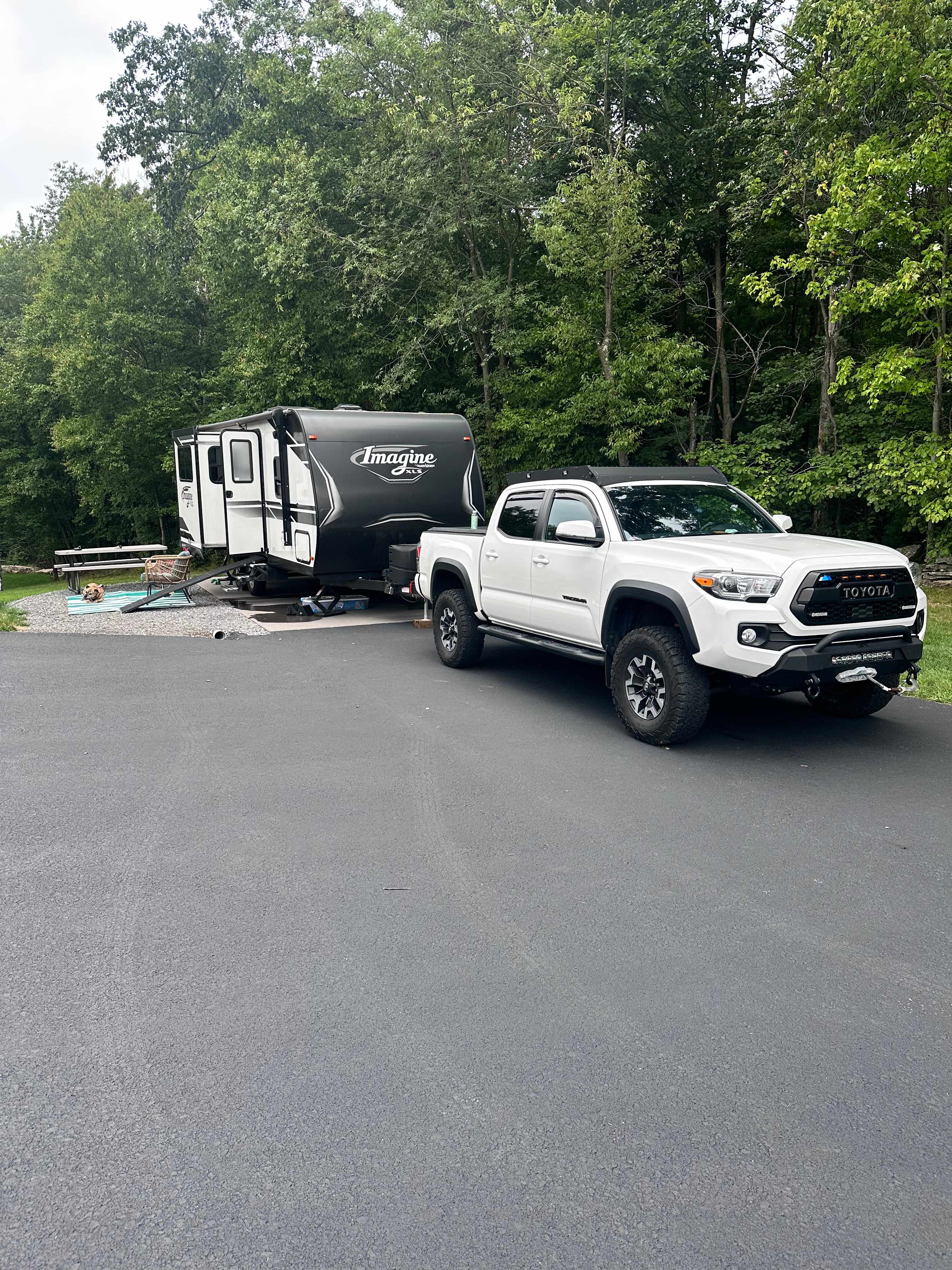 RV Hook Up at The Barn