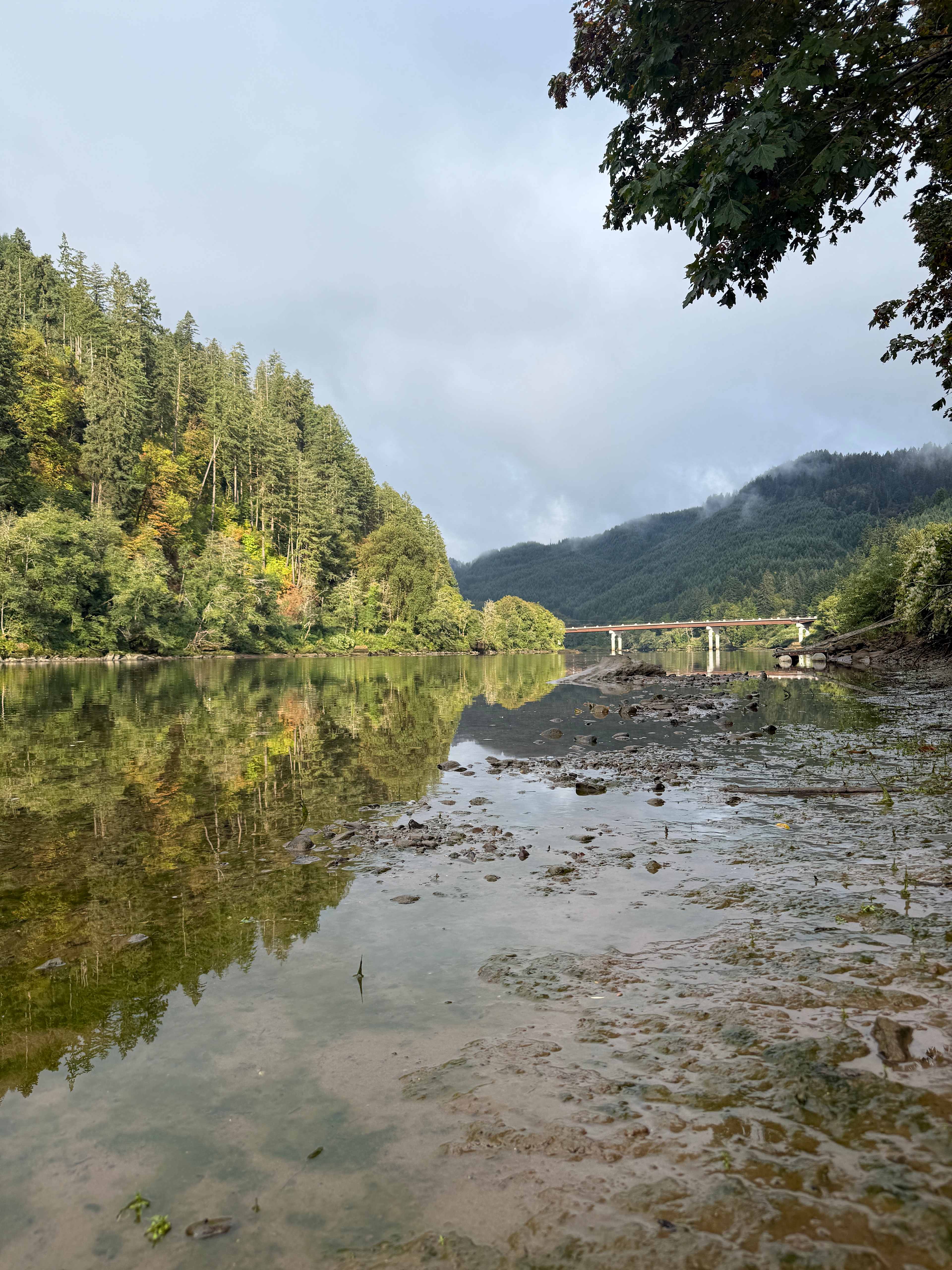 Low tide on the Umpqua 