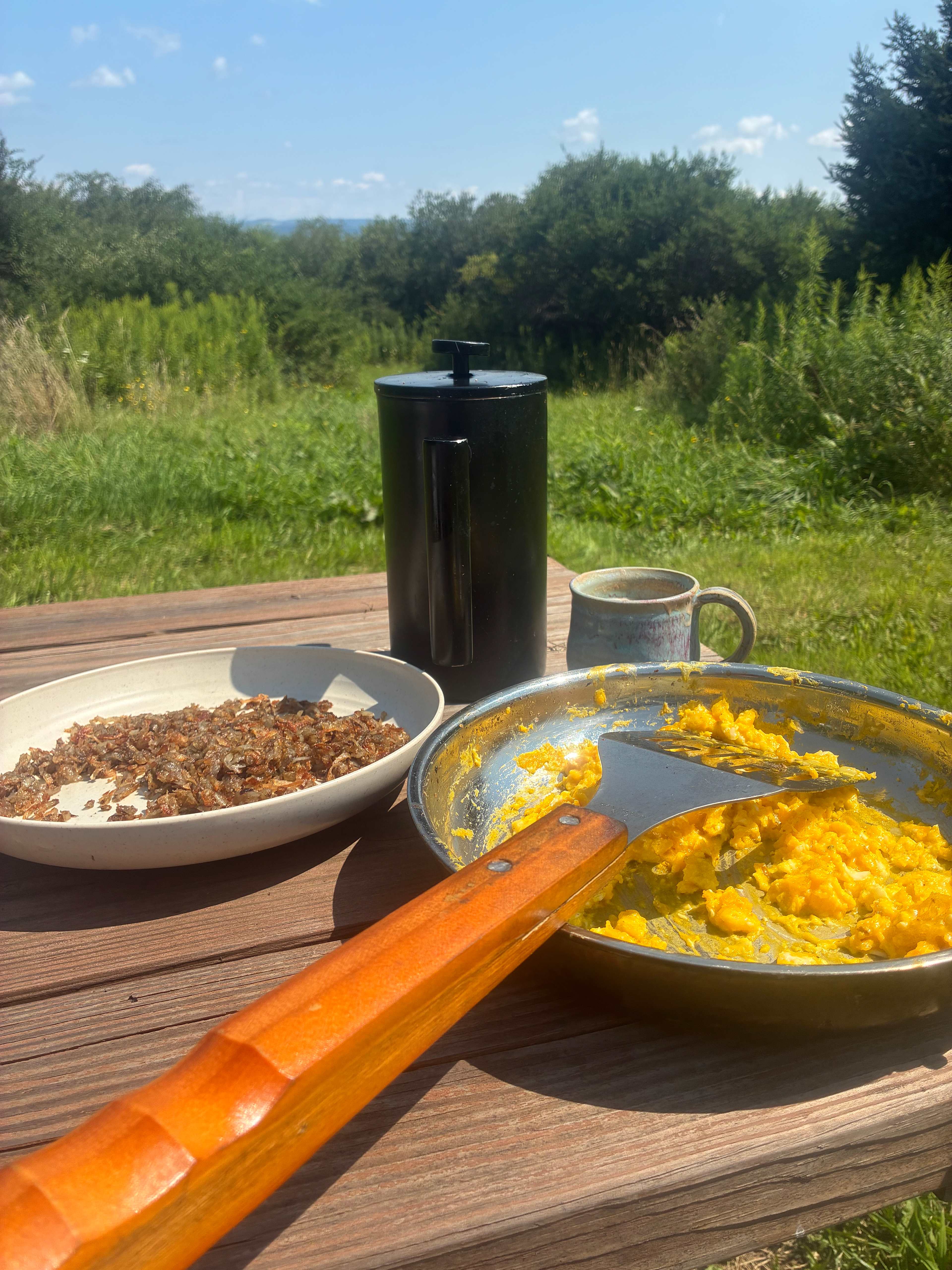 Breakfast with a view ❤️