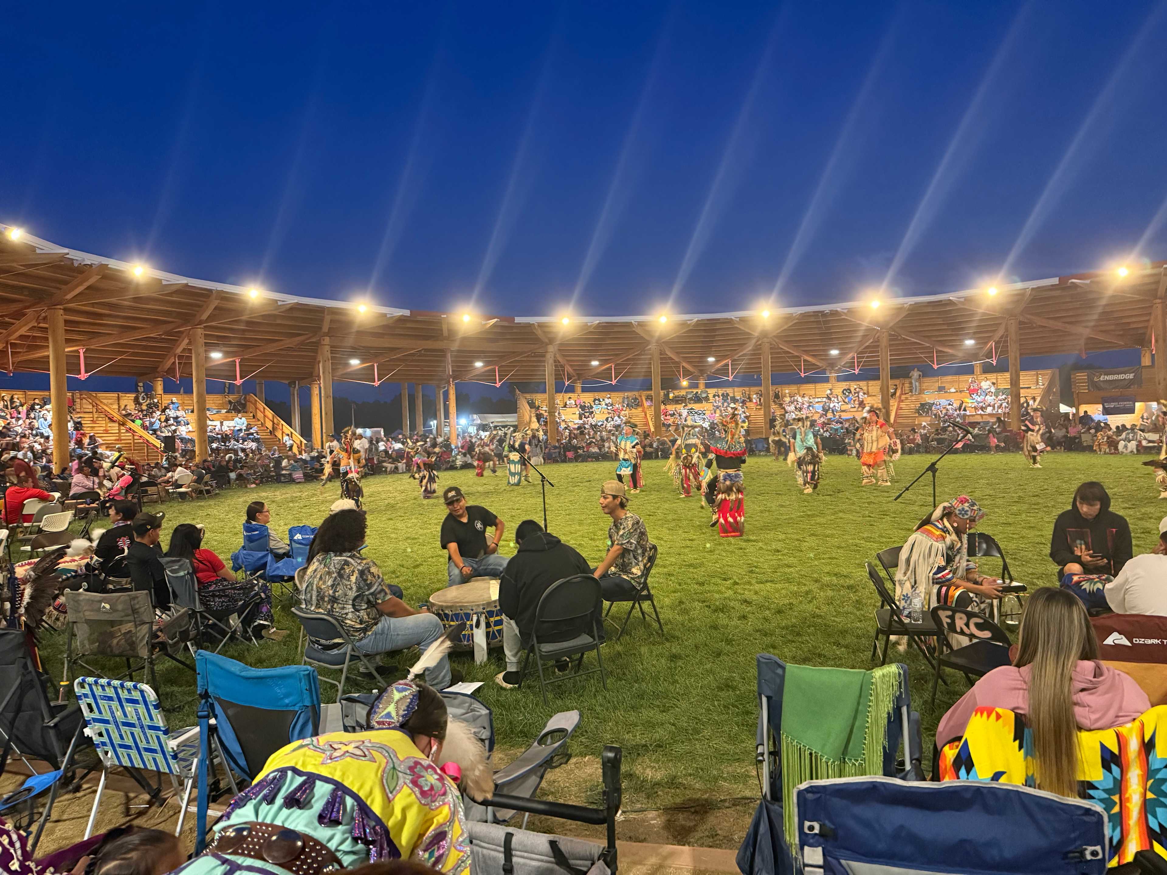 Crow Fair dancing / powwow